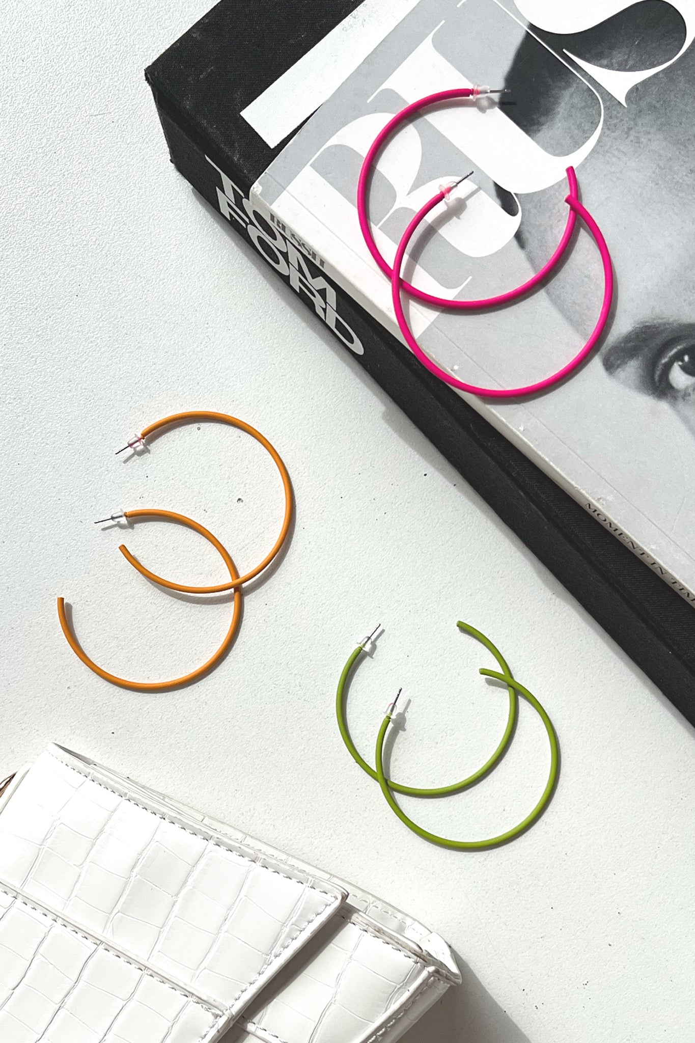 Mia Hoop Earrings 3 Pack - Gold Silver Rose Gold Dangle Hoops for Women - Everyday Wear, Party & Gift Giving