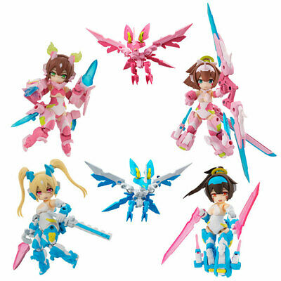 Desktop Army Megami Device Asra Series (Another Color Ver.) 4-Piece Trading Figures Box Set - Perfect for Collectors, Display, and Anime Figure Enthusiasts