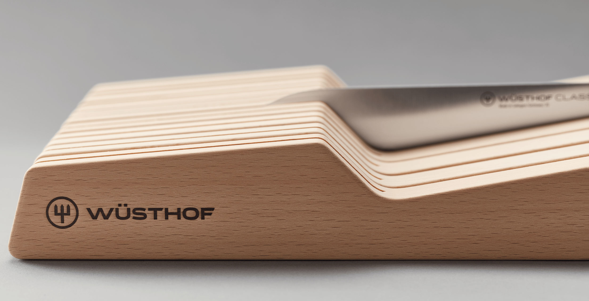 Wusthof Small In-Drawer Knife Tray - 5 Slot Compact Knife Organizer for Kitchen Utensils | Perfect for Storing Chef Knives, Steak Knives & Kitchen Tools in Drawers
