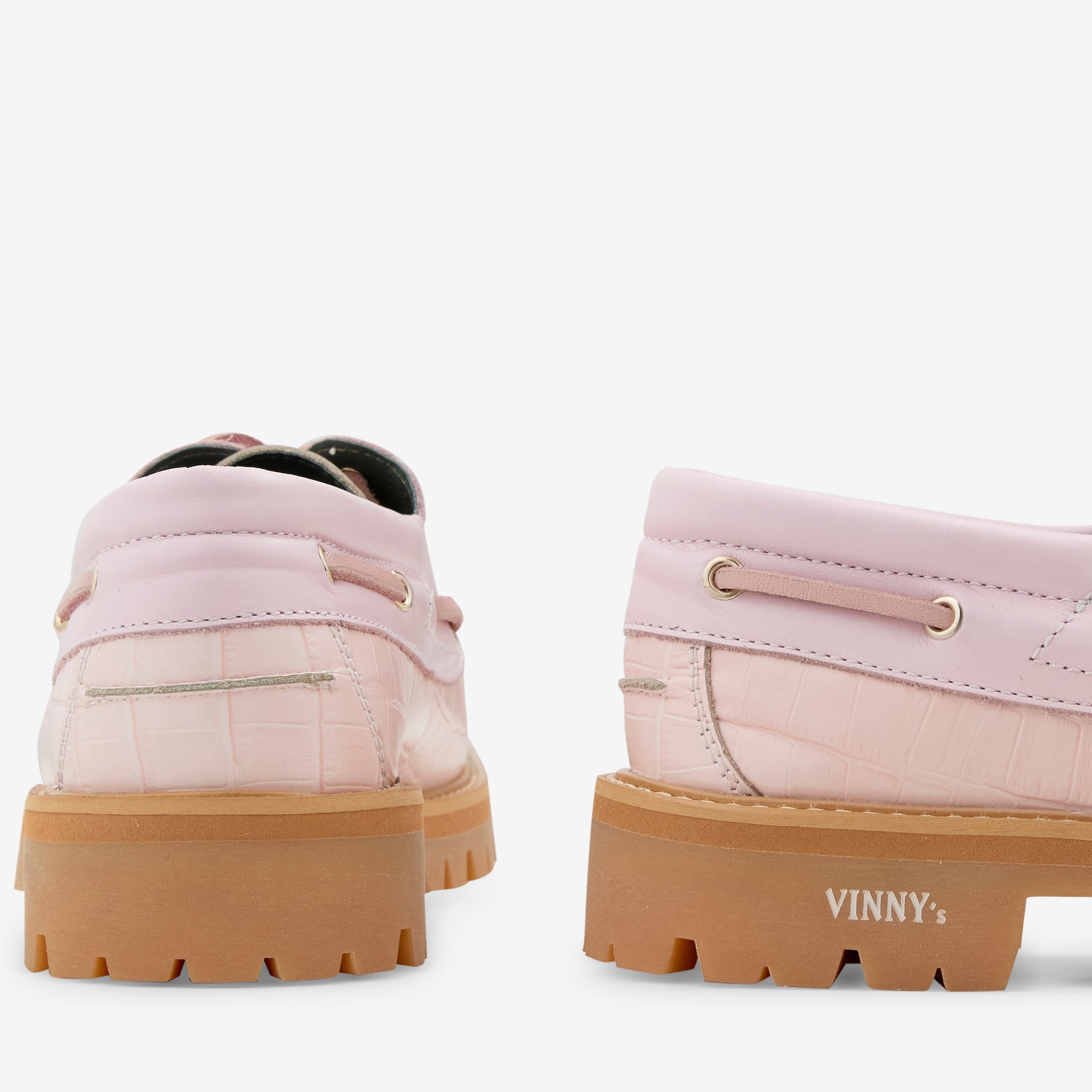 Aztec Two-Tone Boat Shoes for Men & Women - Comfortable Slip-On Casual Loafers in Pink - Perfect for Sailing, Walking & Summer Outfits