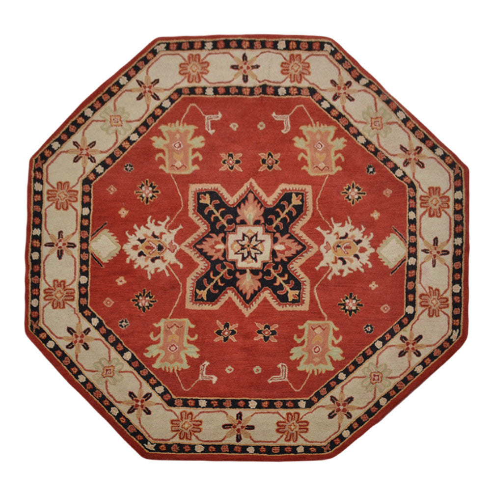 Premium Sarugh Hand Tufted Wool Rug - Soft & Durable Persian-Style Area Rug for Living Room, Bedroom, or Office Decor