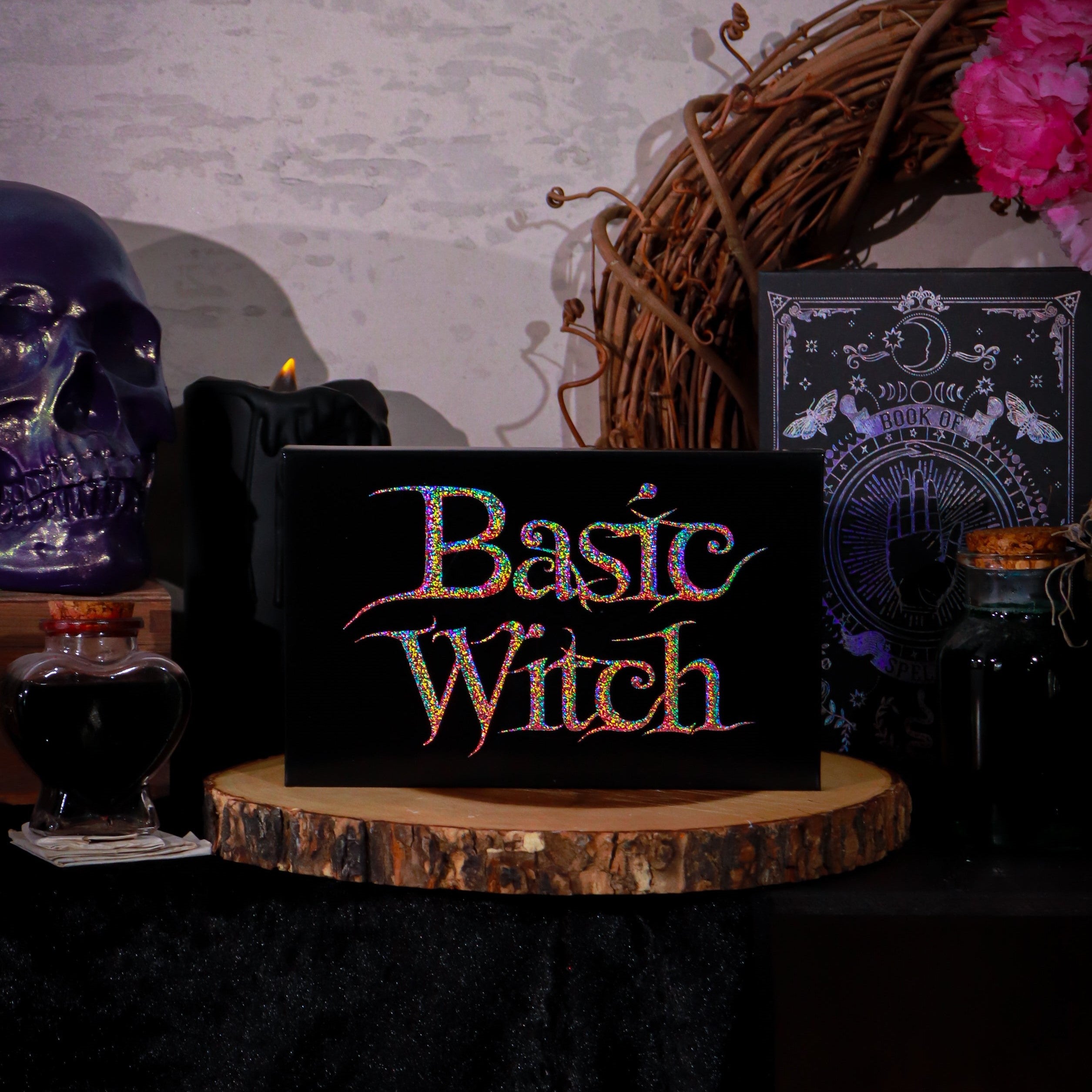 Basic Witch Eyeshadow Palette - 12 Matte & Shimmer Shades for Halloween, Cosplay & Everyday Makeup | Vegan & Cruelty-Free