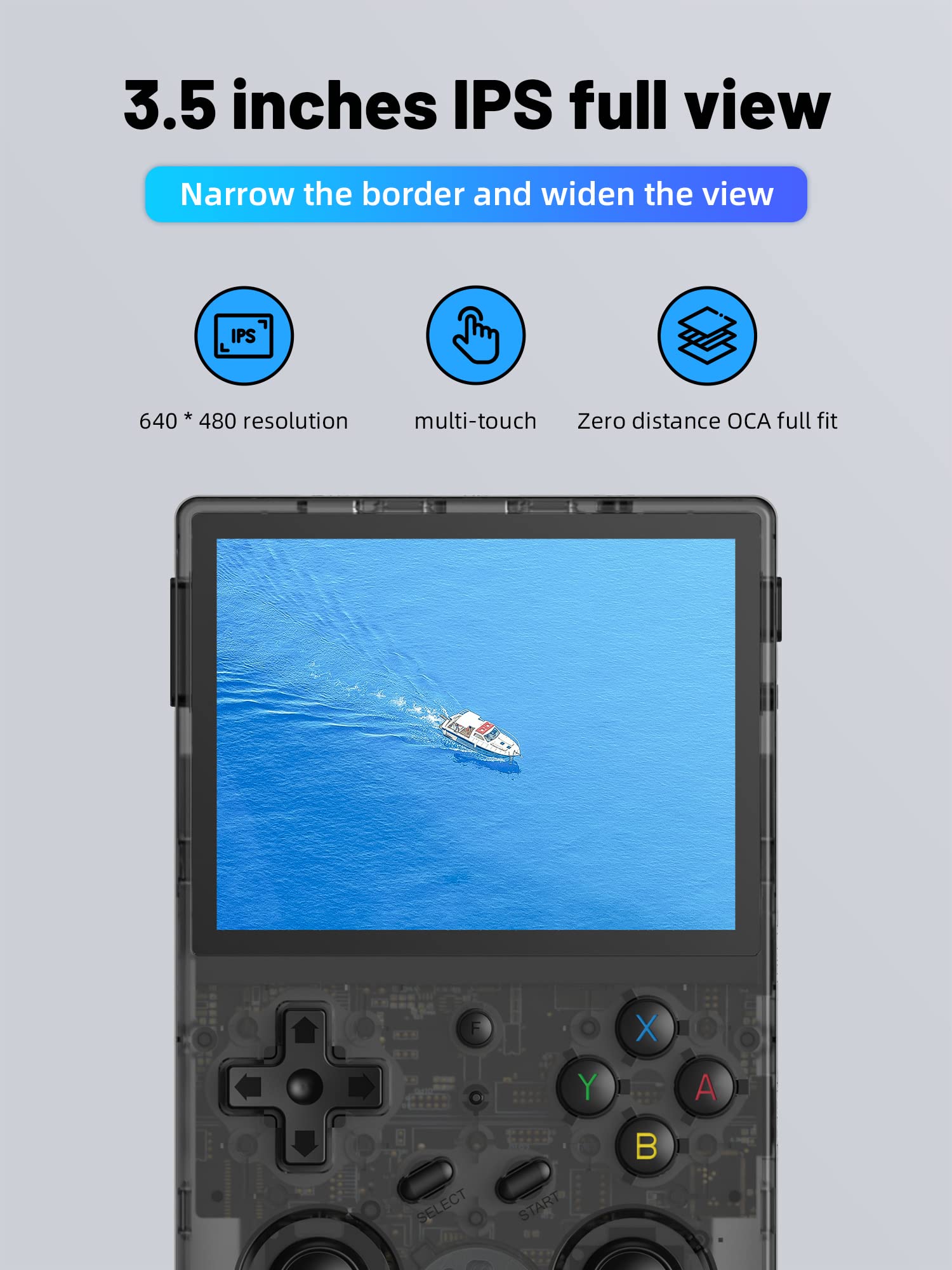 RG353V Retro Handheld Game Console - 3.5