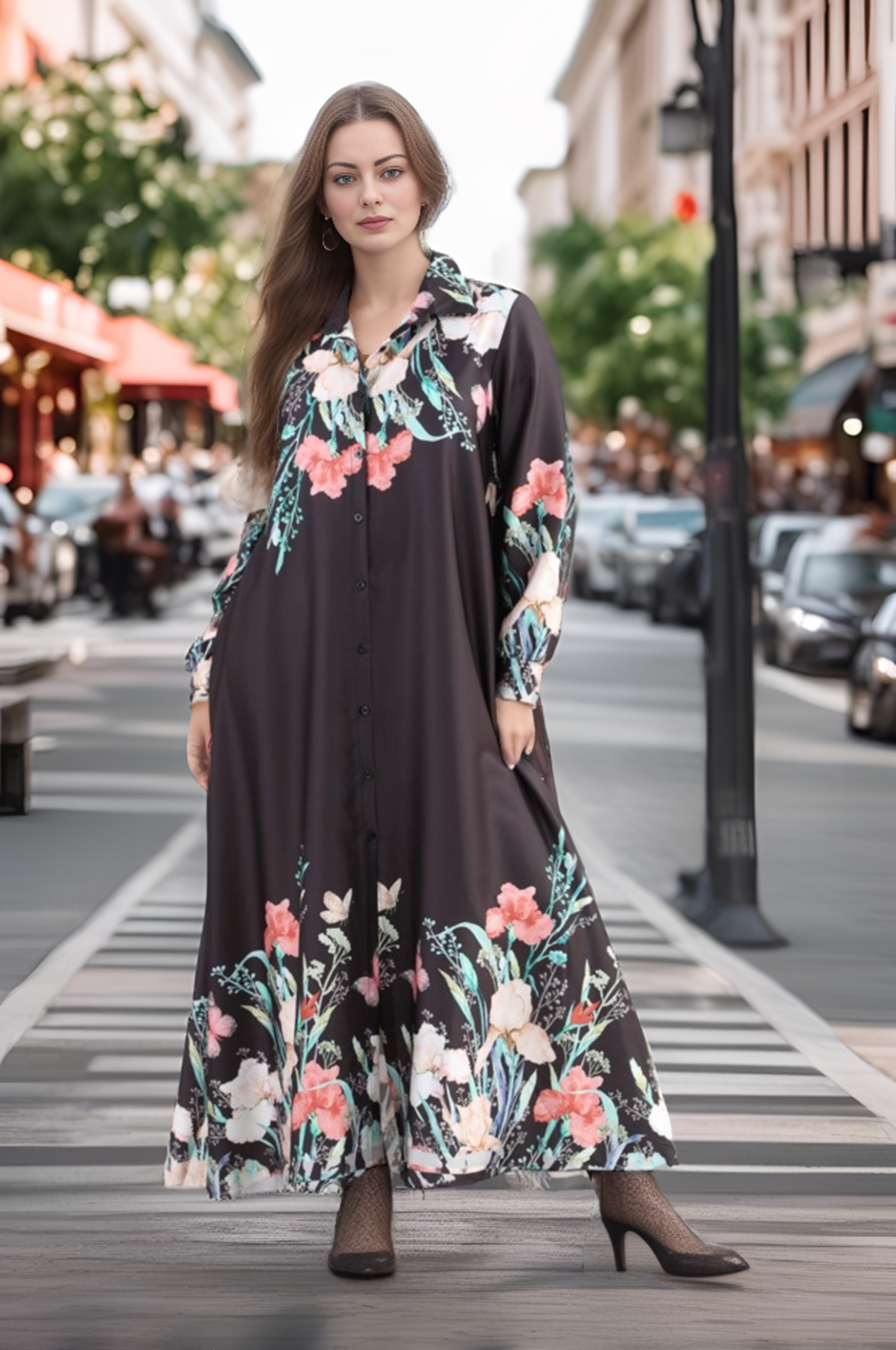 Milano Maxi Satin Look Dress - Elegant Evening Gown for Women | Perfect for Weddings, Parties & Special Occasions