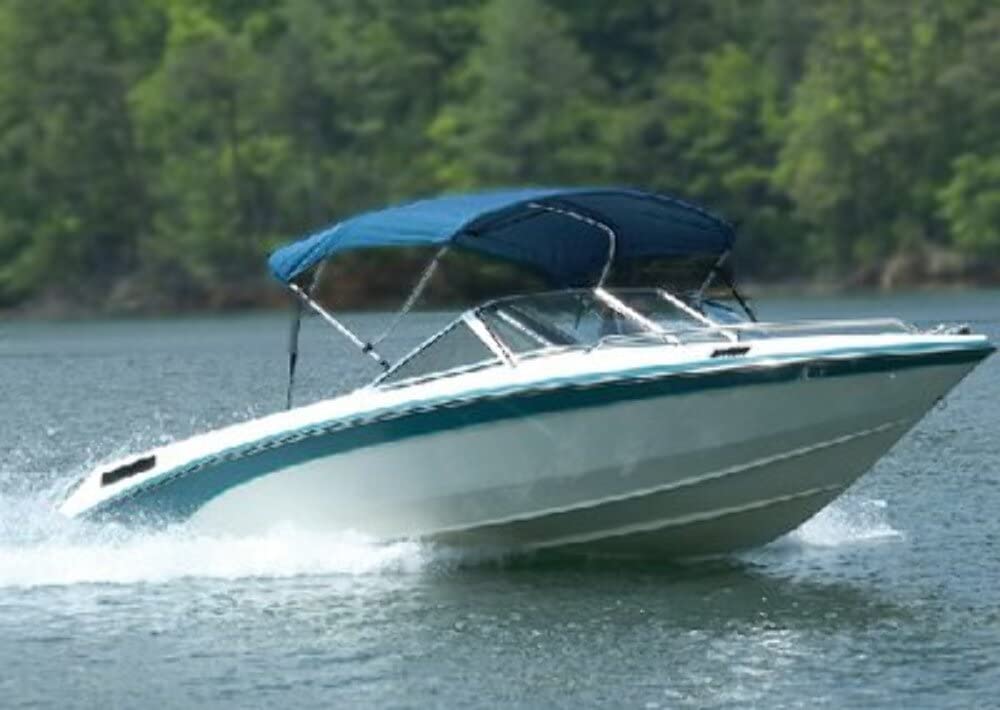 Carver Covers 405A10 3-Bow 5487 Canvas Boat Cover with Boot - Durable Marine Protection for Boats, Yachts & Watercraft - Ideal for Outdoor Storage & Travel