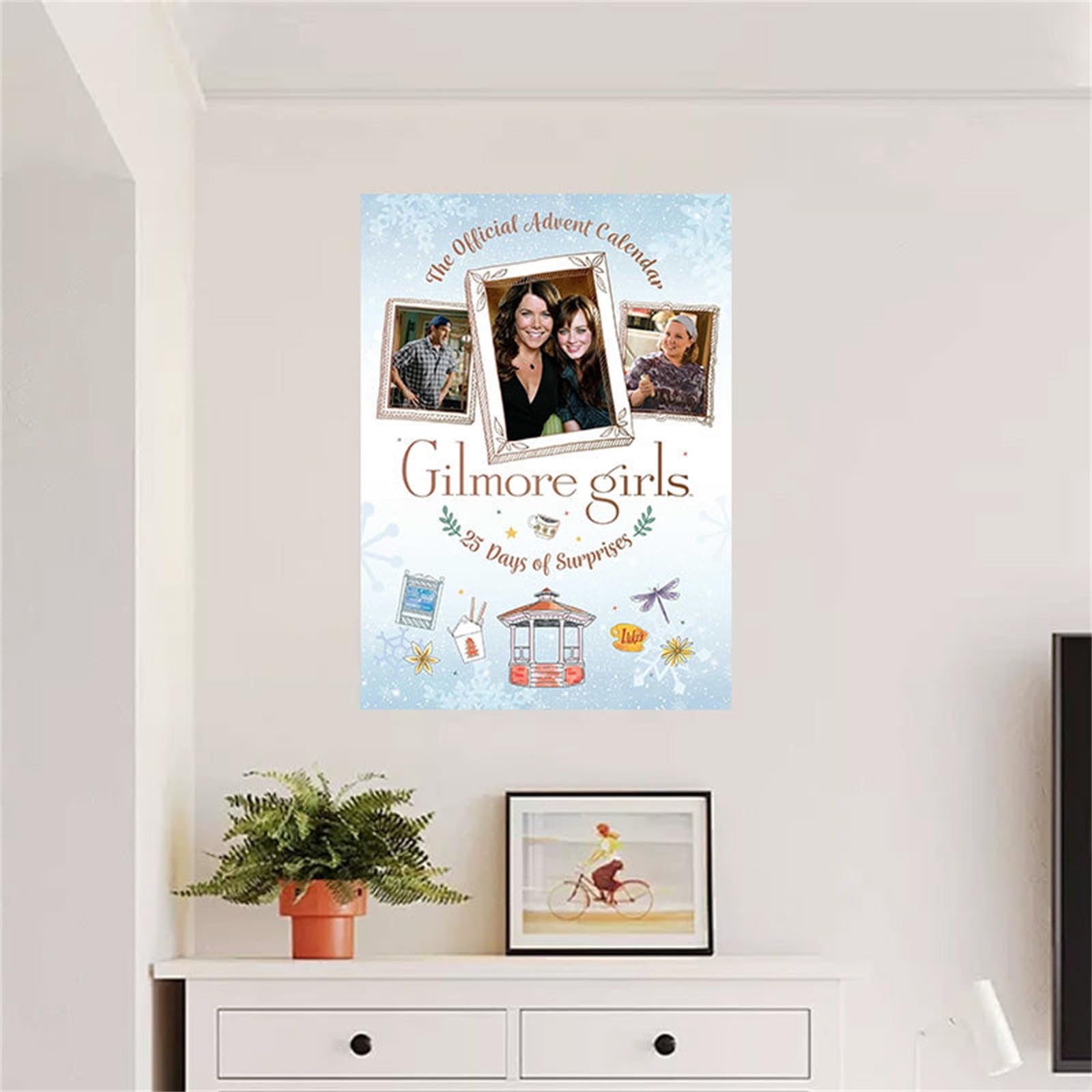 2024 Gilmore Girls Advent Calendar for Adults - Christmas Countdown Calendar, Unique Holiday Gift for Gilmore Girls Fans - Perfect for Home Decor, Office Celebration & Festive Countdown
