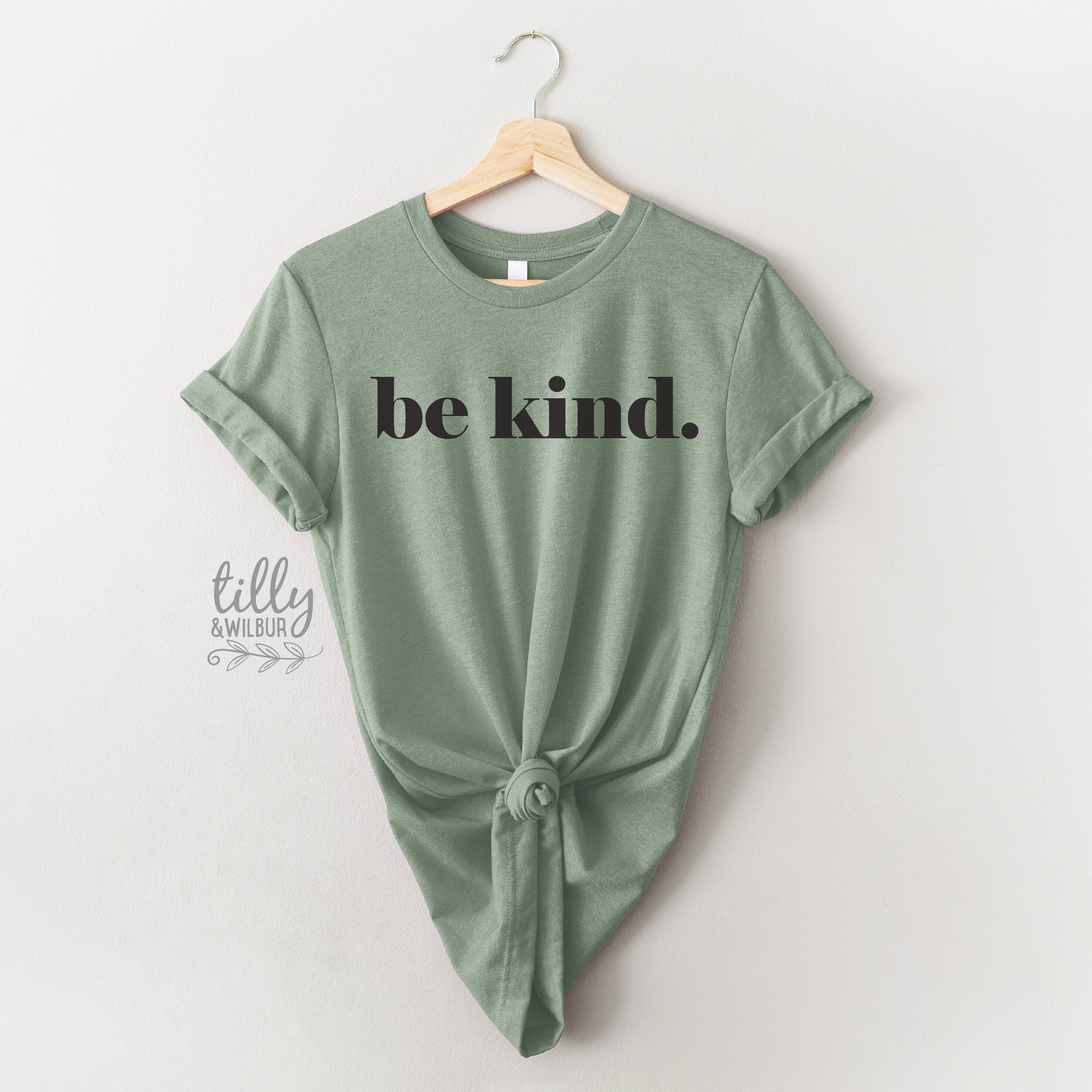 Be Kind Women's T-Shirt - Soft Cotton Comfort Tee for Everyday Wear - Perfect for Casual Outfits, Work, and Relaxing at Home