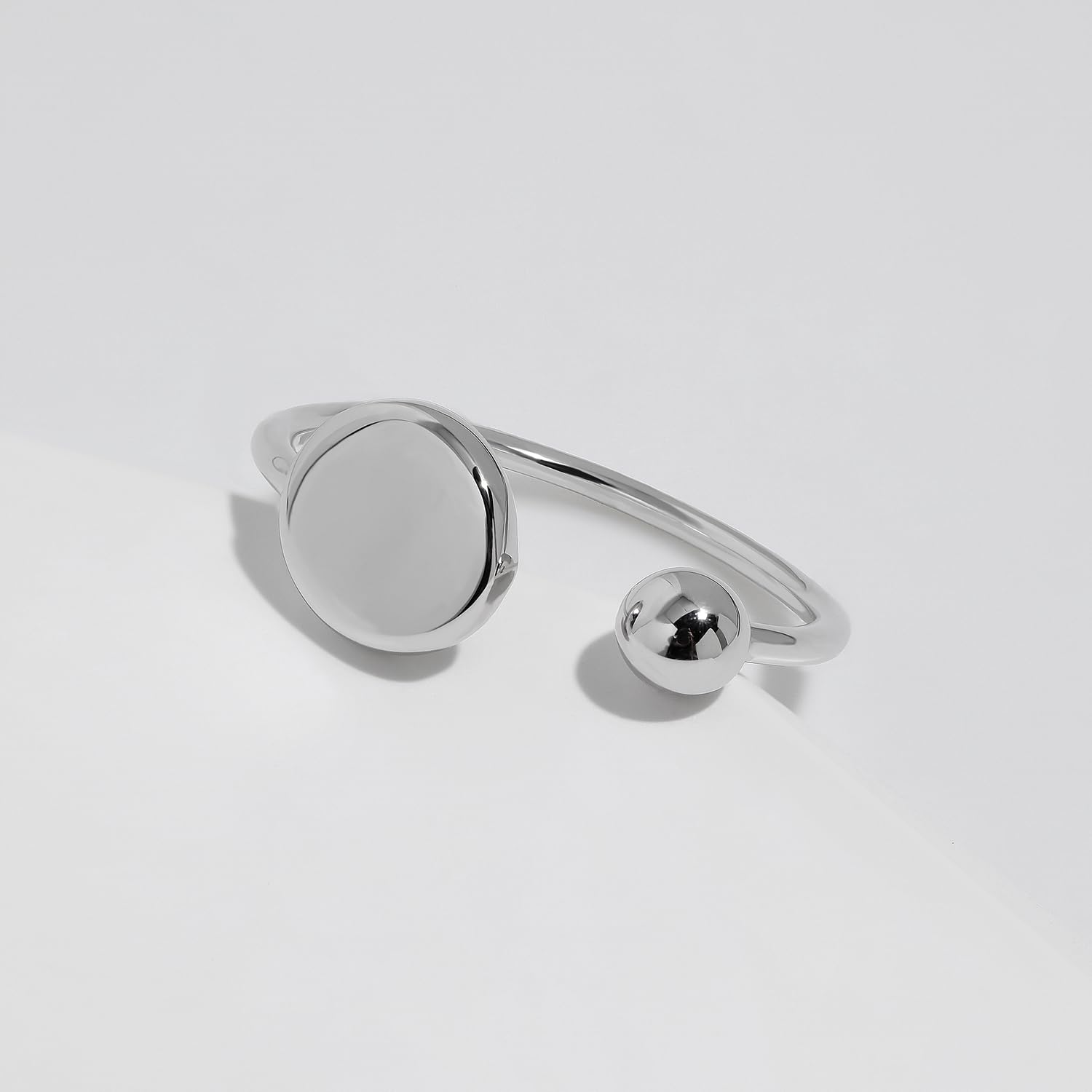 Meissa Sterling Silver Thumb Rings for Women - Adjustable Open Wrap Ring, Dainty Gold Band Statement Jewelry - Perfect for Everyday Wear, Gift Giving & Special Occasions