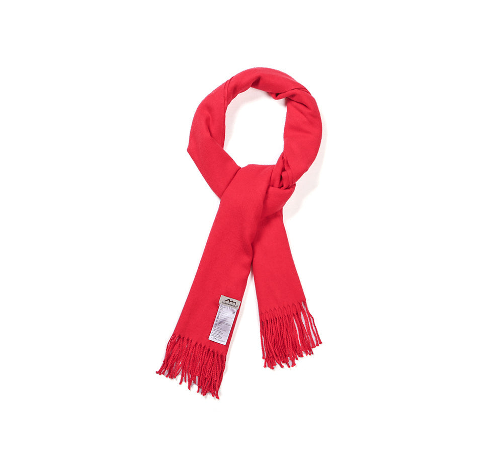 TARRAMARRA® Soft Wool Blend Nonnie Plain Scarf - Warm Winter Fashion Accessory for Women & Men | Perfect for Cold Weather, Office & Outdoor Activities