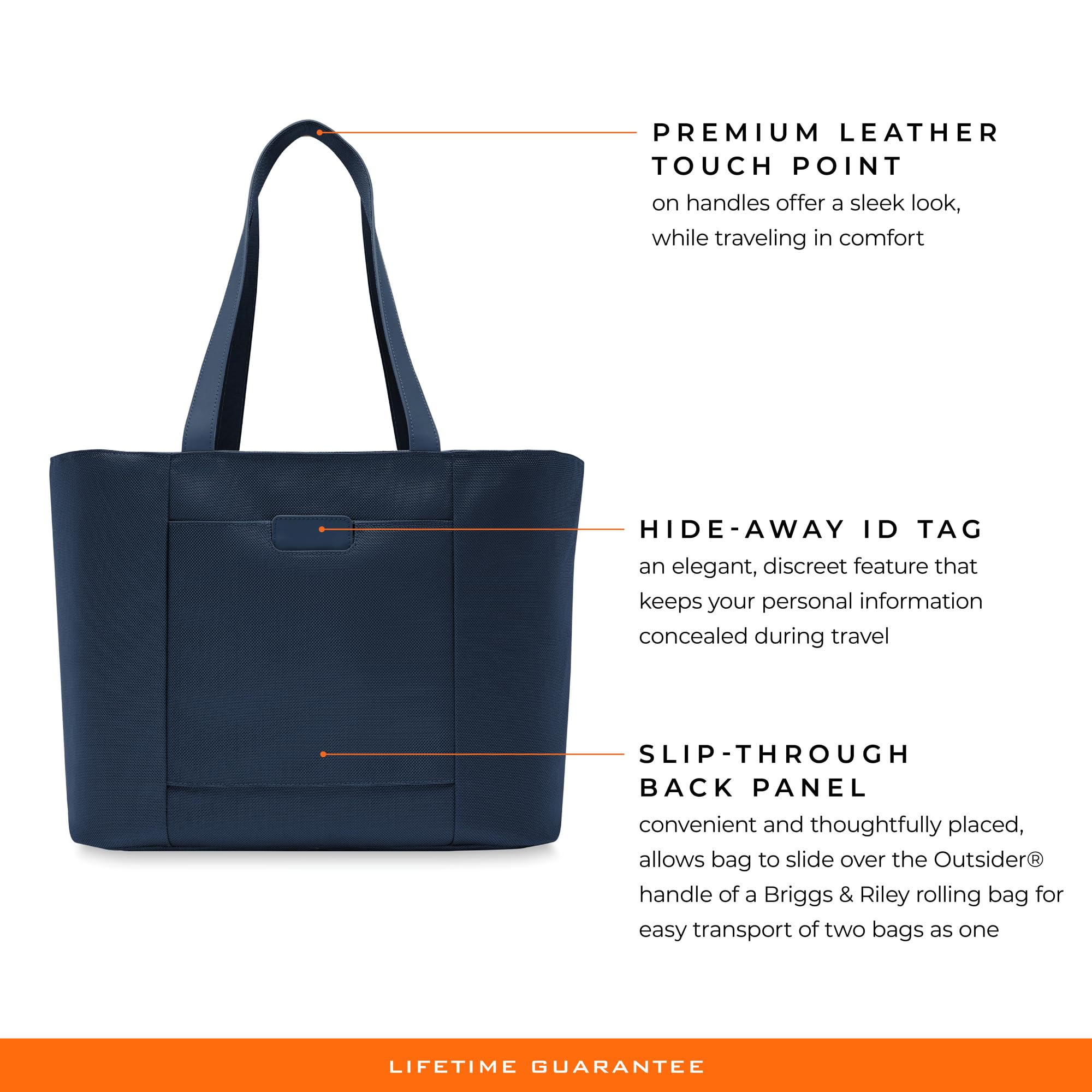 Briggs & Riley Premium Tote Bags for Women & Men - Durable Travel & Work Tote with Spacious Compartments - Perfect for Business Trips, Gym & Daily Commute
