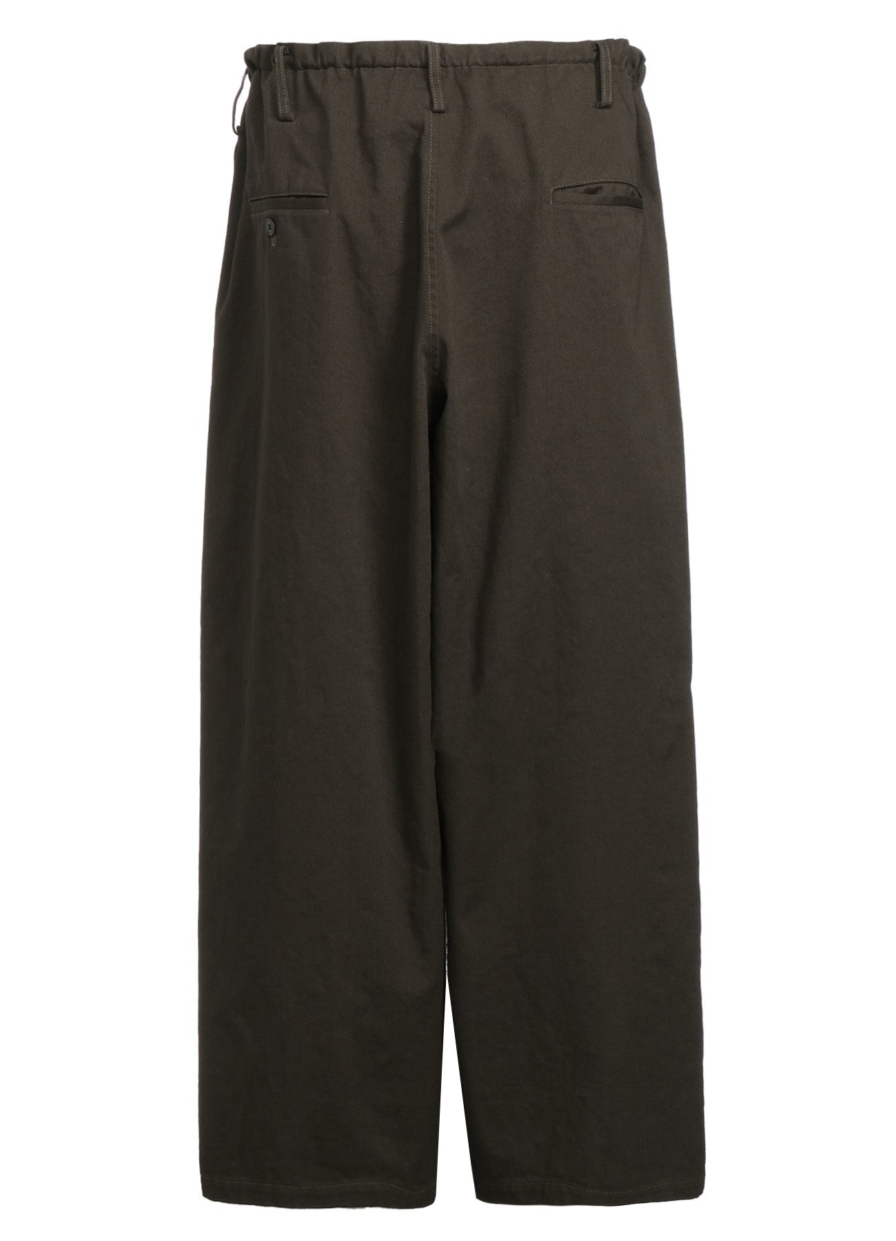 Breathable Cotton Drill Drawstring Wide Leg Pants for Women - Comfortable Casual Lounge & Travel Pants