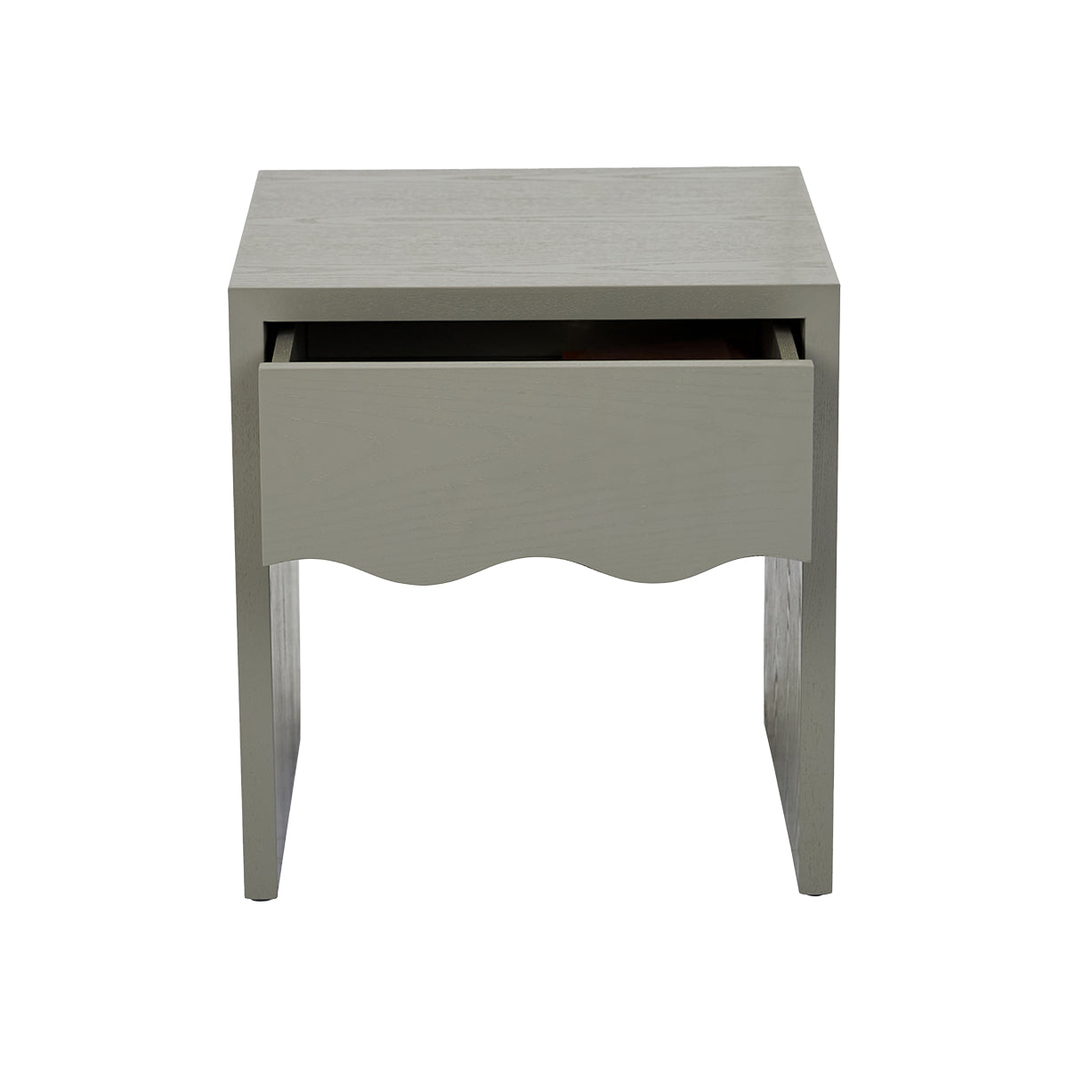 Modern Wooden Nightstand with USB Ports & Drawer - Stylish Bedside Table for Small Spaces, Bedroom, Living Room, or Dorm Room