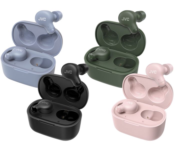 JVC Marshmallow Memory Foam True Wireless Earbuds - Bluetooth 5.0, Noise Isolating, 24H Playtime (4 Colors) - Perfect for Gym, Running, Travel & Work