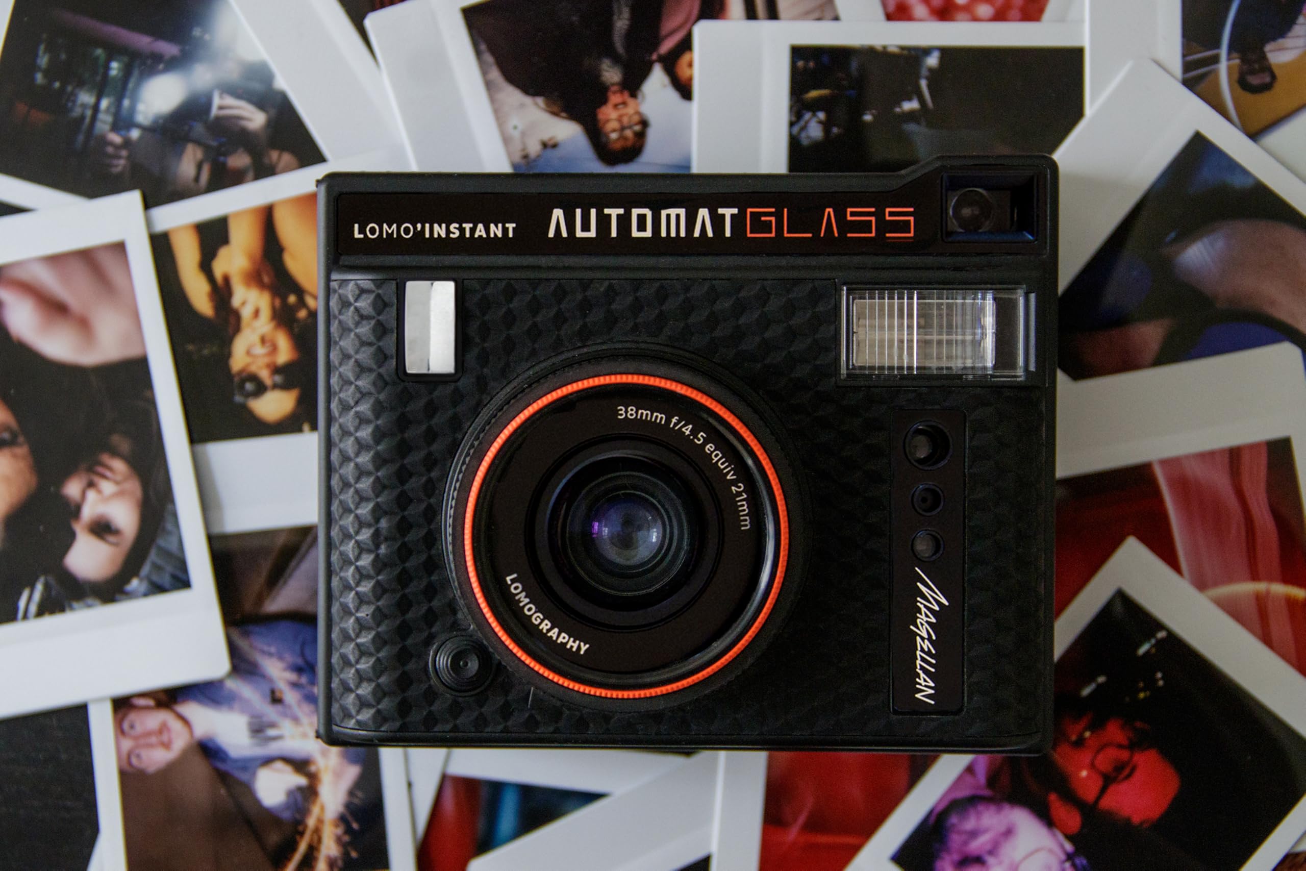 Lomography Lomo'Instant Automat Glass Magellan Instant Film Camera - Vintage Style Polaroid Camera for Travel, Parties & Creative Photography