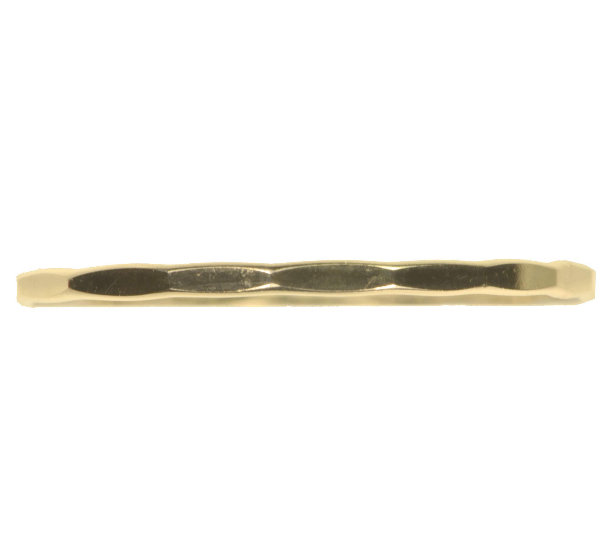 14K Gold Hammered Stacking Ring Set - Dainty Minimalist Rings for Women - Perfect for Layering, Everyday Wear & Special Occasions