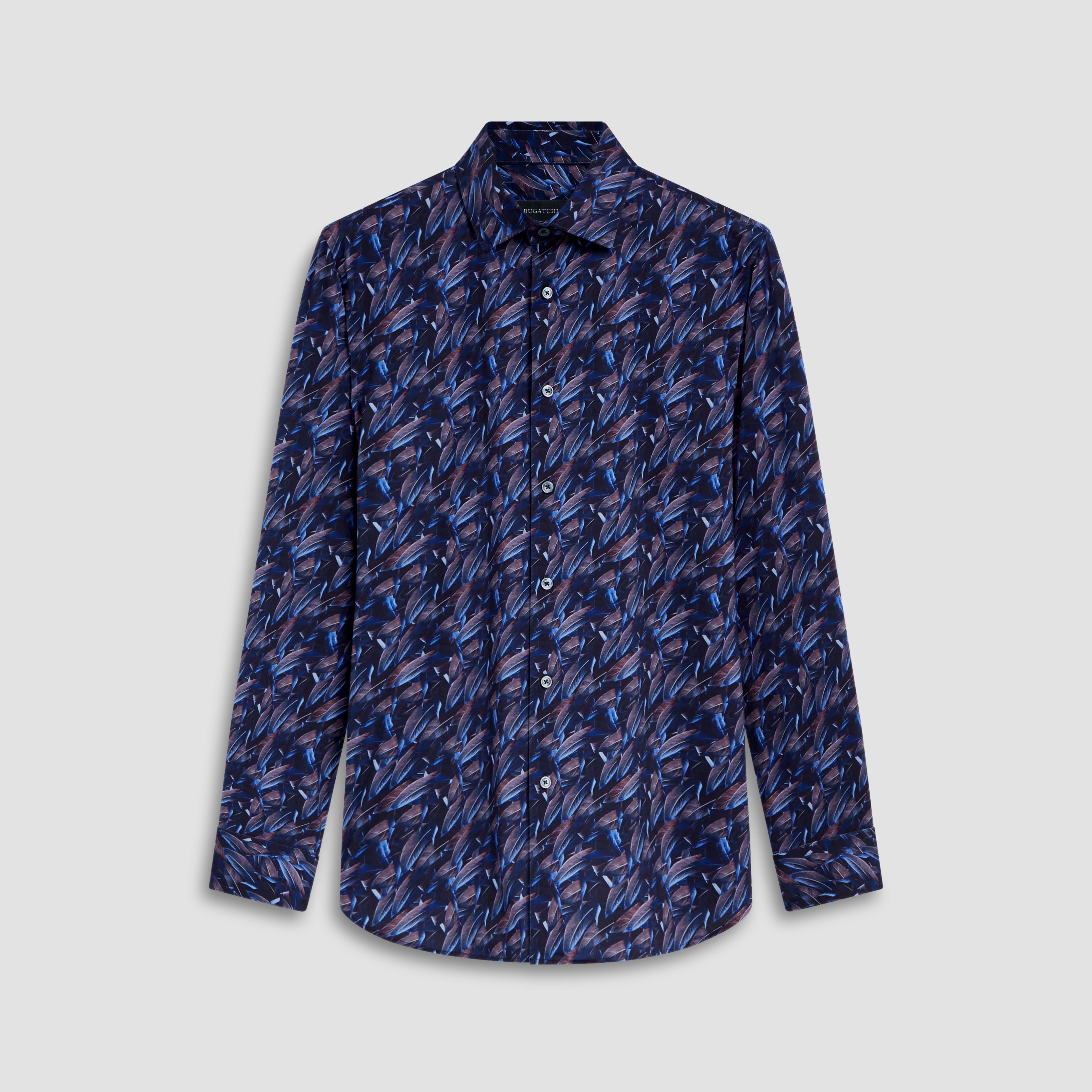 James Feathers Print OoohCotton Shirt - Stylish Comfort for Casual Wear & Outdoor Adventures | Trendy Feather Design Cotton Shirt for Men & Women