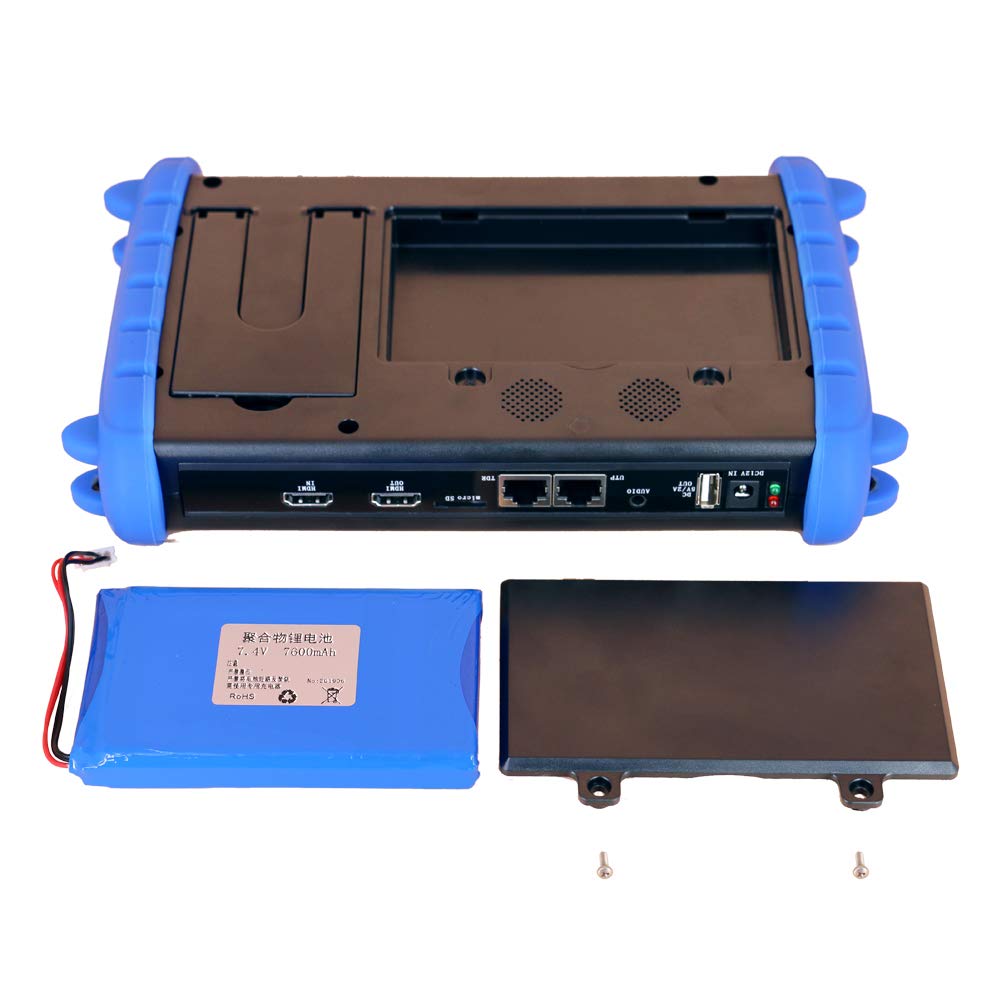 Professional Security Camera Tester for IP, HD & Analog Cameras - SDI Input, Power Supply & Network Cable Testing | Ideal for CCTV Installations & Surveillance System Maintenance