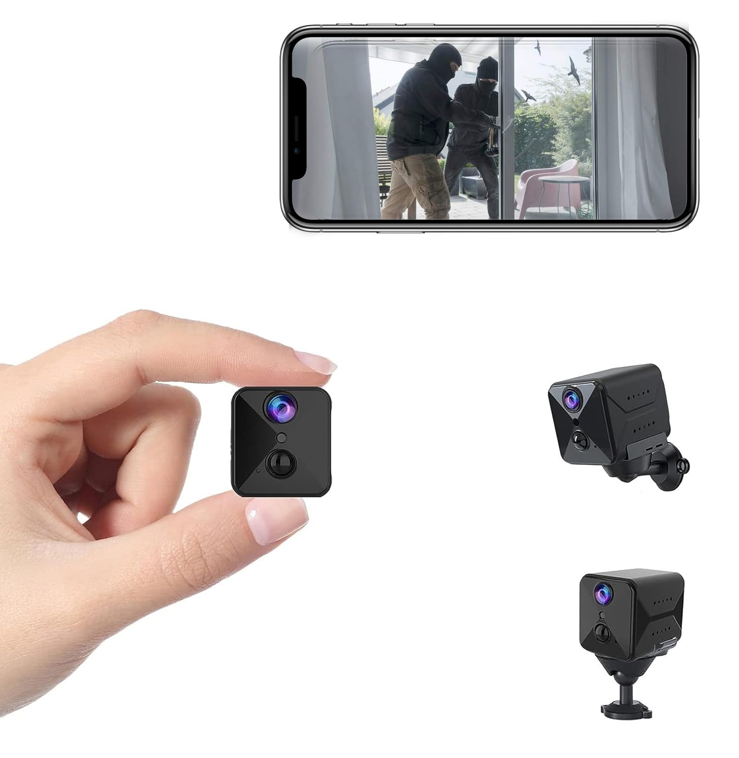 2024 WiFi Spy Camera - HD Hidden Camera with AI Motion Detection & Night Vision for Indoor Security