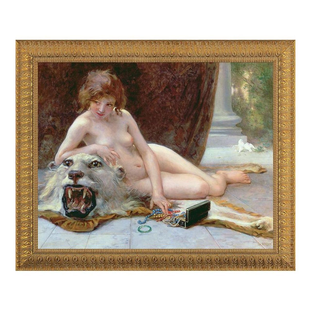 Design Toscano The Jewel Box - Premium Canvas Art Reproduction, Renaissance Style Wall Decor for Living Room, Bedroom & Office