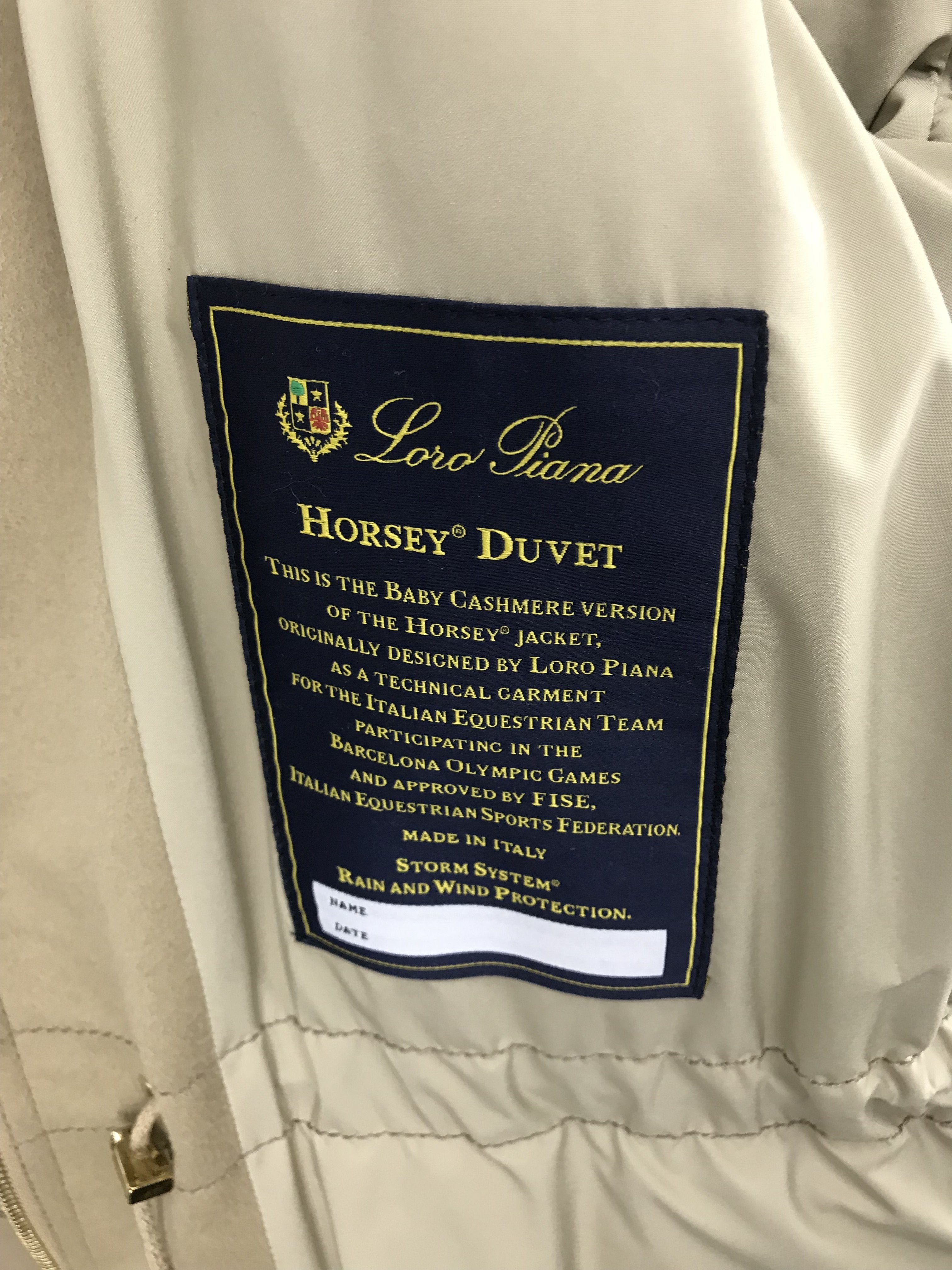 Loro Piana Cashmere Horsey Jacket - Premium Soft Women's Winter Coat Size S for Outdoor Activities & Luxury Fashion