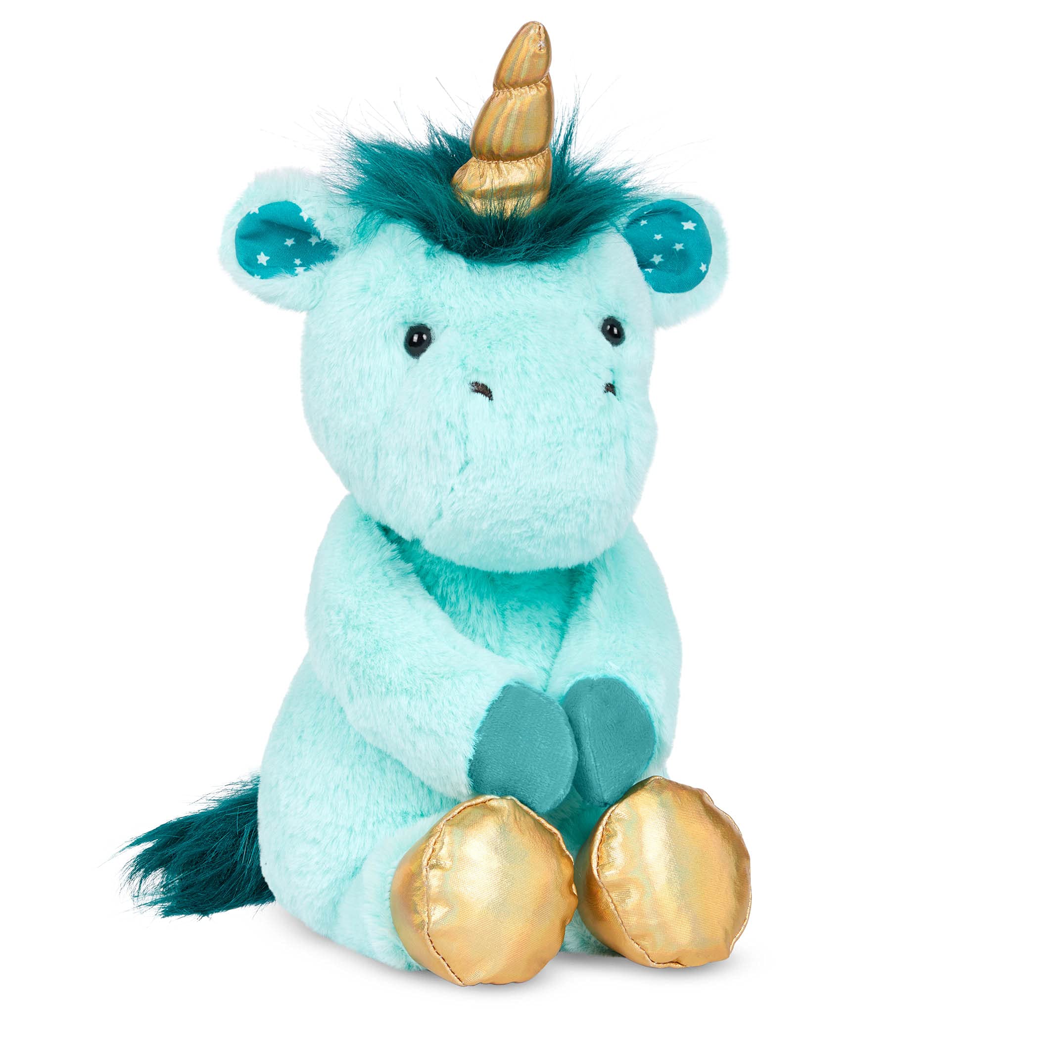 B. Toys by Battat Plush Unicorn Stuffed Animal - Soft Blue Unicorn Toy for Babies & Kids - Washable & Safe 0+ Months (BX2077Z) - Perfect for Nursery Decor, Cuddling, and Gift Giving