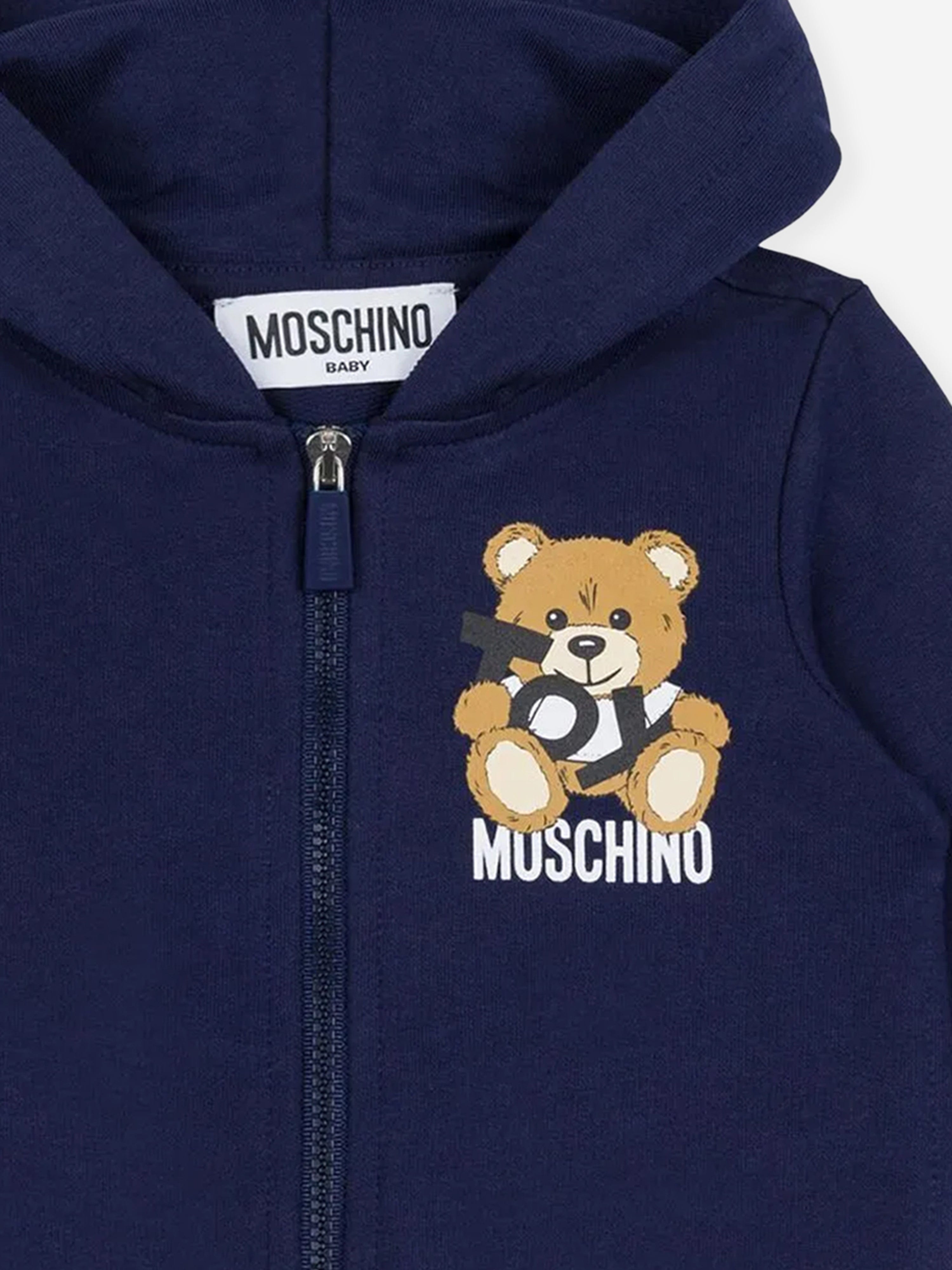 Adorable Navy Baby Teddy Bear Tracksuit - Soft & Cozy Outfit for Infants | Perfect for Playtime, Photo Shoots & Winter Outings