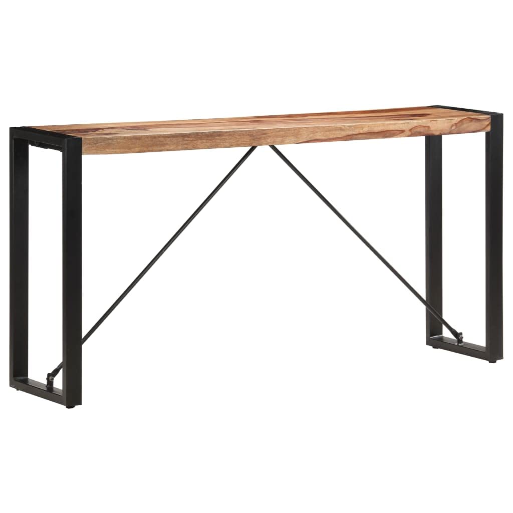 Rustic Solid Wood Console Table for Entryway - 59.1