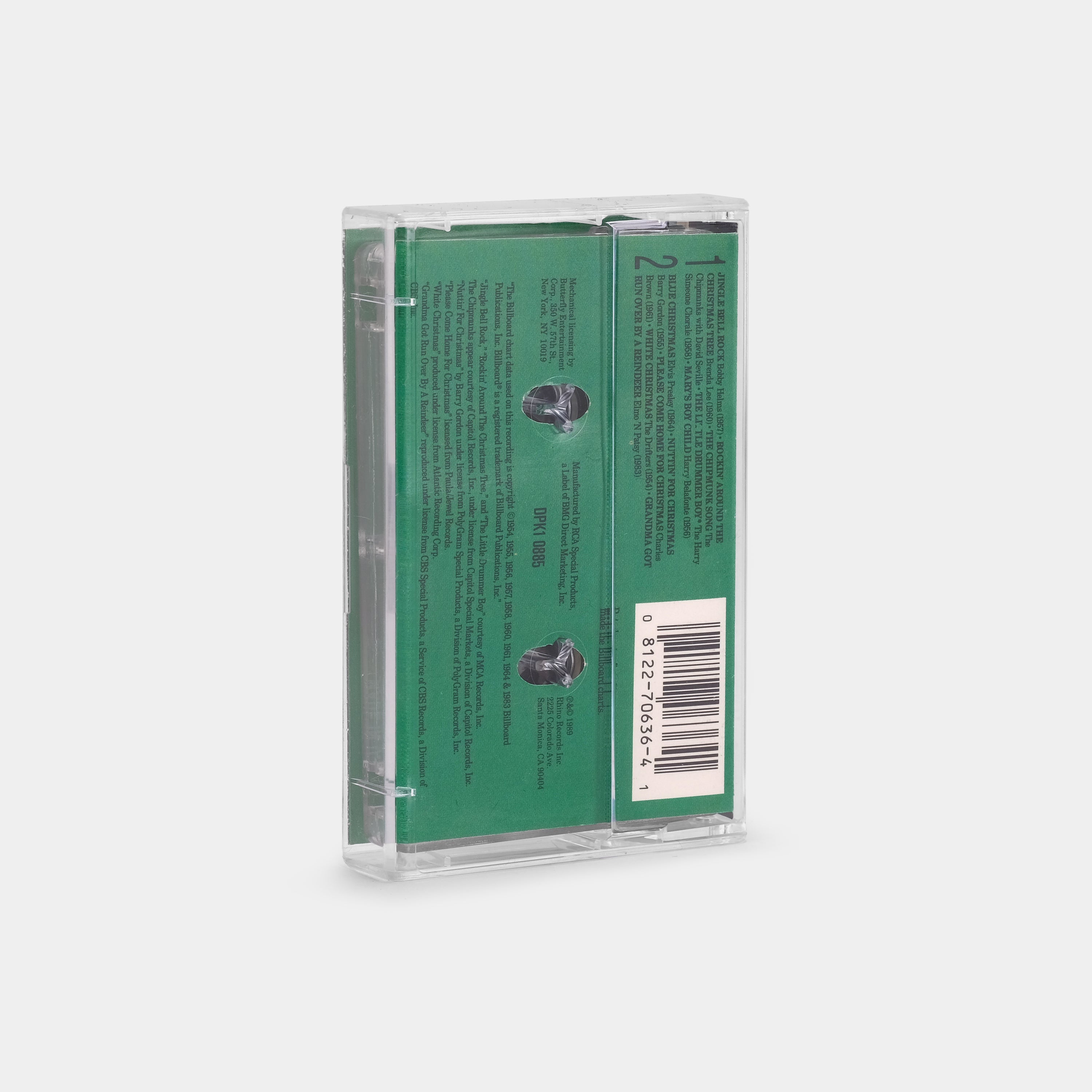 Billboard Greatest Christmas Hits (1955-Present) Cassette Tape - Classic Holiday Music Collection for Festive Parties, Home Decor & Nostalgic Gift Giving