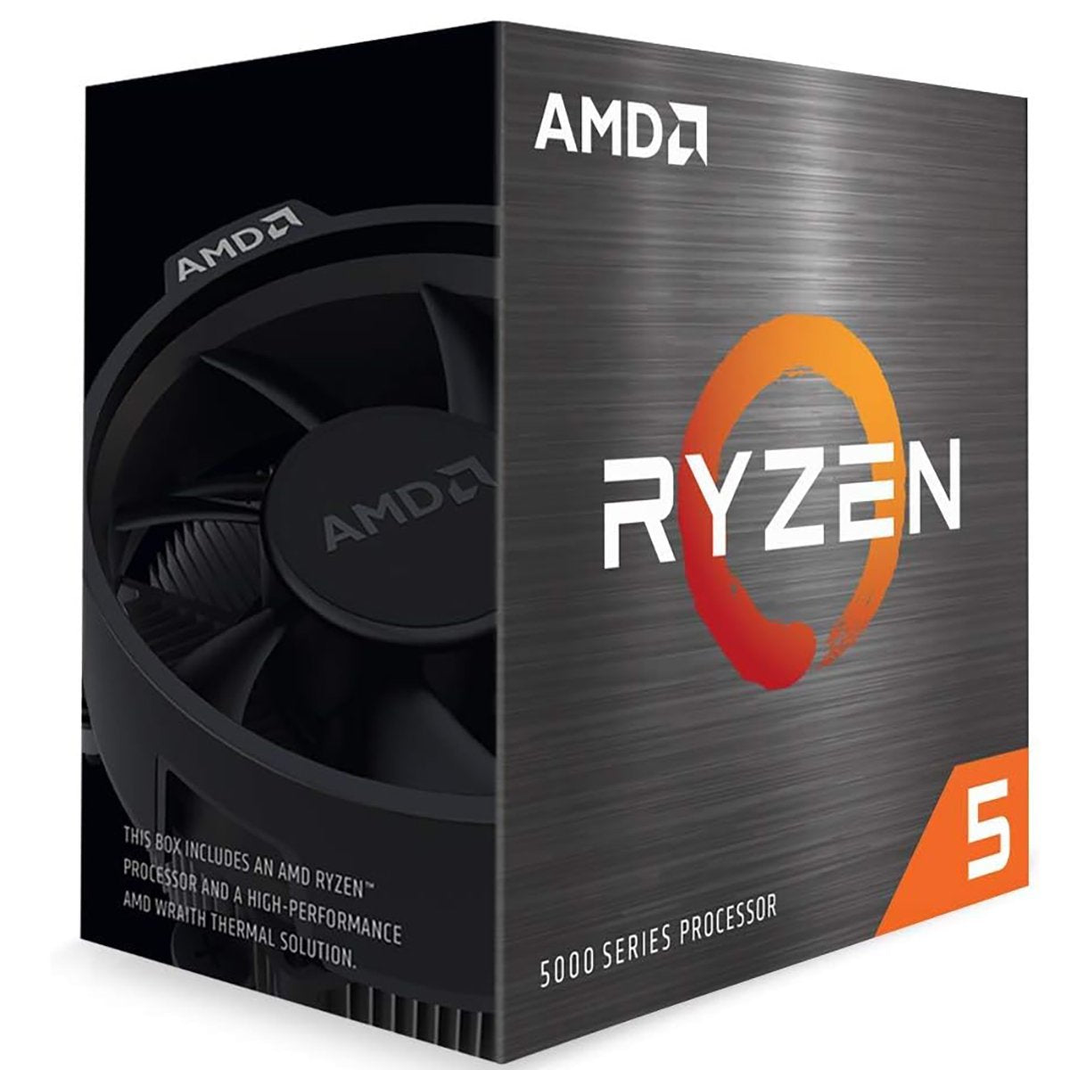 AMD Ryzen 5 5600X 6-Core 12-Thread Unlocked Desktop Processor with Wraith Stealth Cooler - Perfect for Gaming, Streaming & Content Creation
