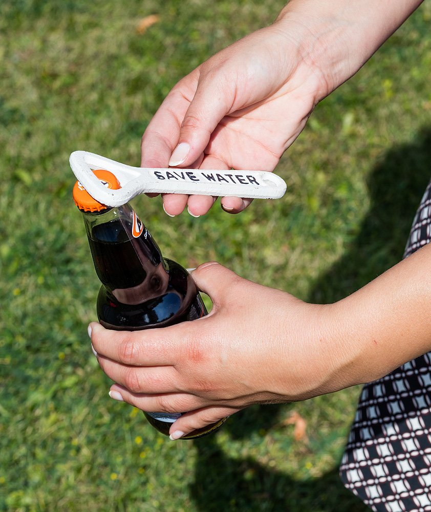 Abbott Collection Water Saving Bottle Opener - Eco-Friendly Kitchen Tool for Beer, Soda & Glass Bottles | Perfect for Home, Parties & Outdoor Use