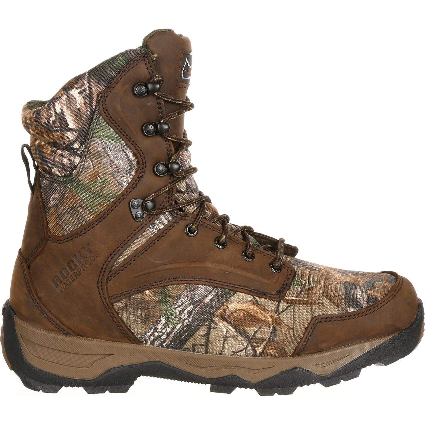 ROCKY Retractable Waterproof 800G Insulated Winter Boots for Men & Women - Heavy Duty Cold Weather Hiking, Hunting & Snow Boots for Outdoor Adventures