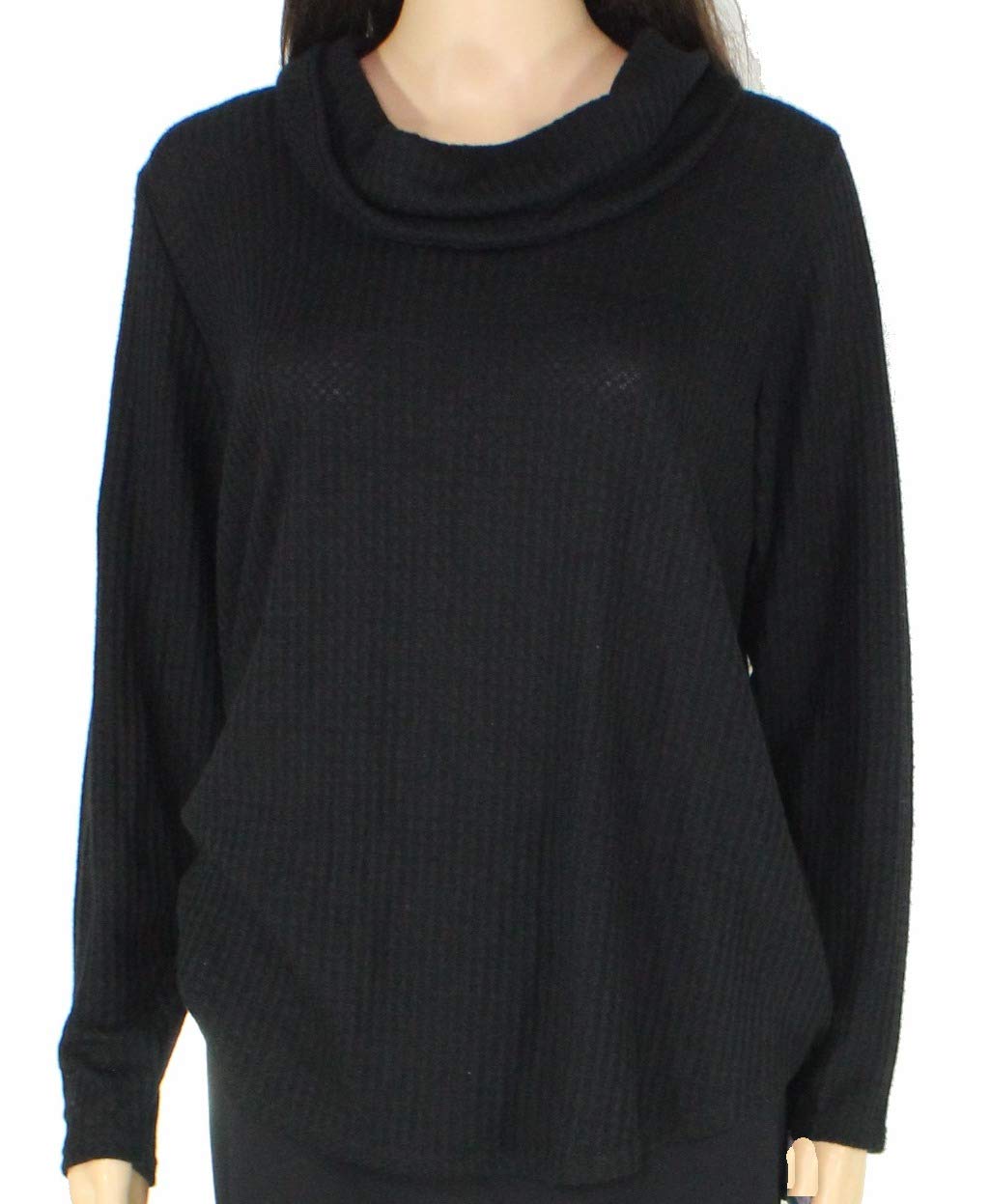 Style & Co. Women's Waffle Knit Pullover Blouse - Soft Casual Long Sleeve Tops for Fall & Winter | Perfect for Office, Date Night & Weekend Outings