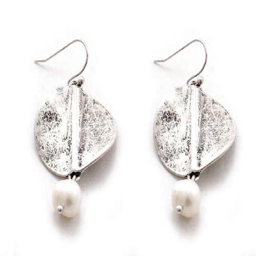 Pearl Stud Earrings for Women - Sterling Silver Dangle Earrings with Pearl Accents | Perfect for Weddings, Parties & Everyday Wear