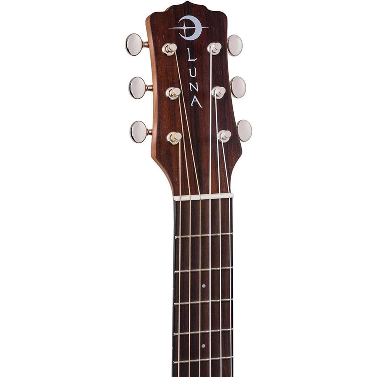 Luna Guitars UKE Tribal 6 - 6-String Concert Ukulele with Mahogany Body & Tribal Design - Perfect for Beginners, Travel & Beach Performances