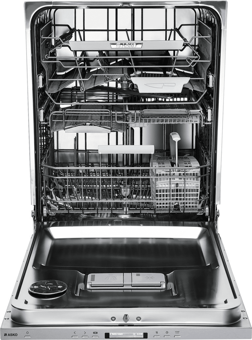 ASKO DBI675THXXLS Built-In Dishwasher - Energy Efficient, Ultra Quiet, 15 Place Settings - Perfect for Large Families & Open Kitchen Designs