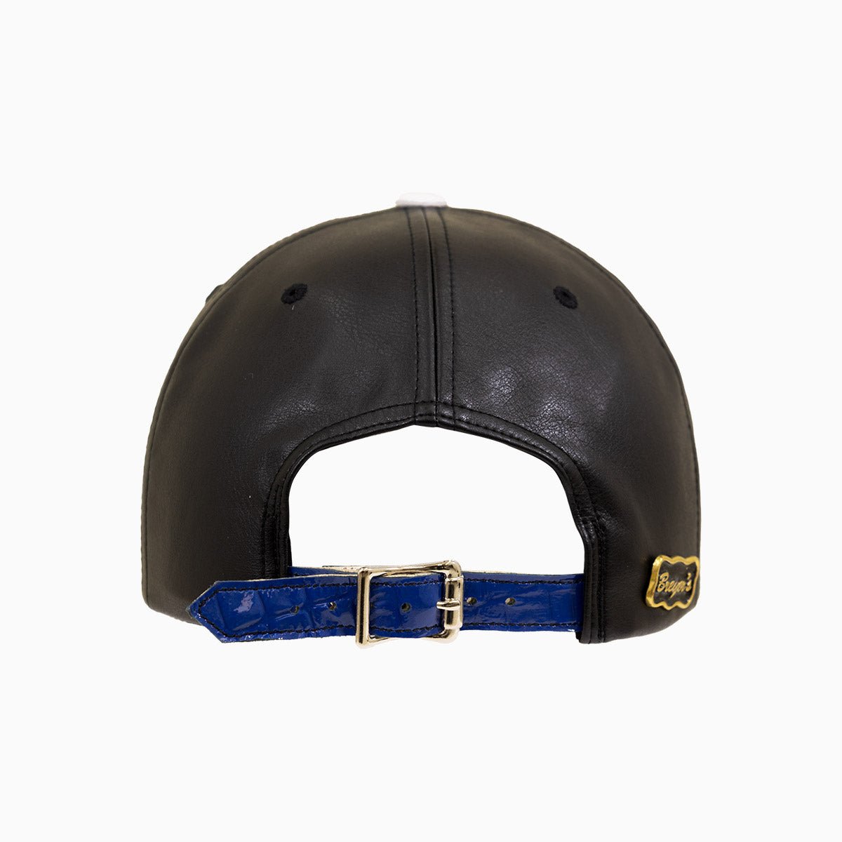 Breyer's Buck 50 Genuine Leather Watch Hat with Logo - Stylish Outdoor Hunting & Casual Wear Accessory for Men