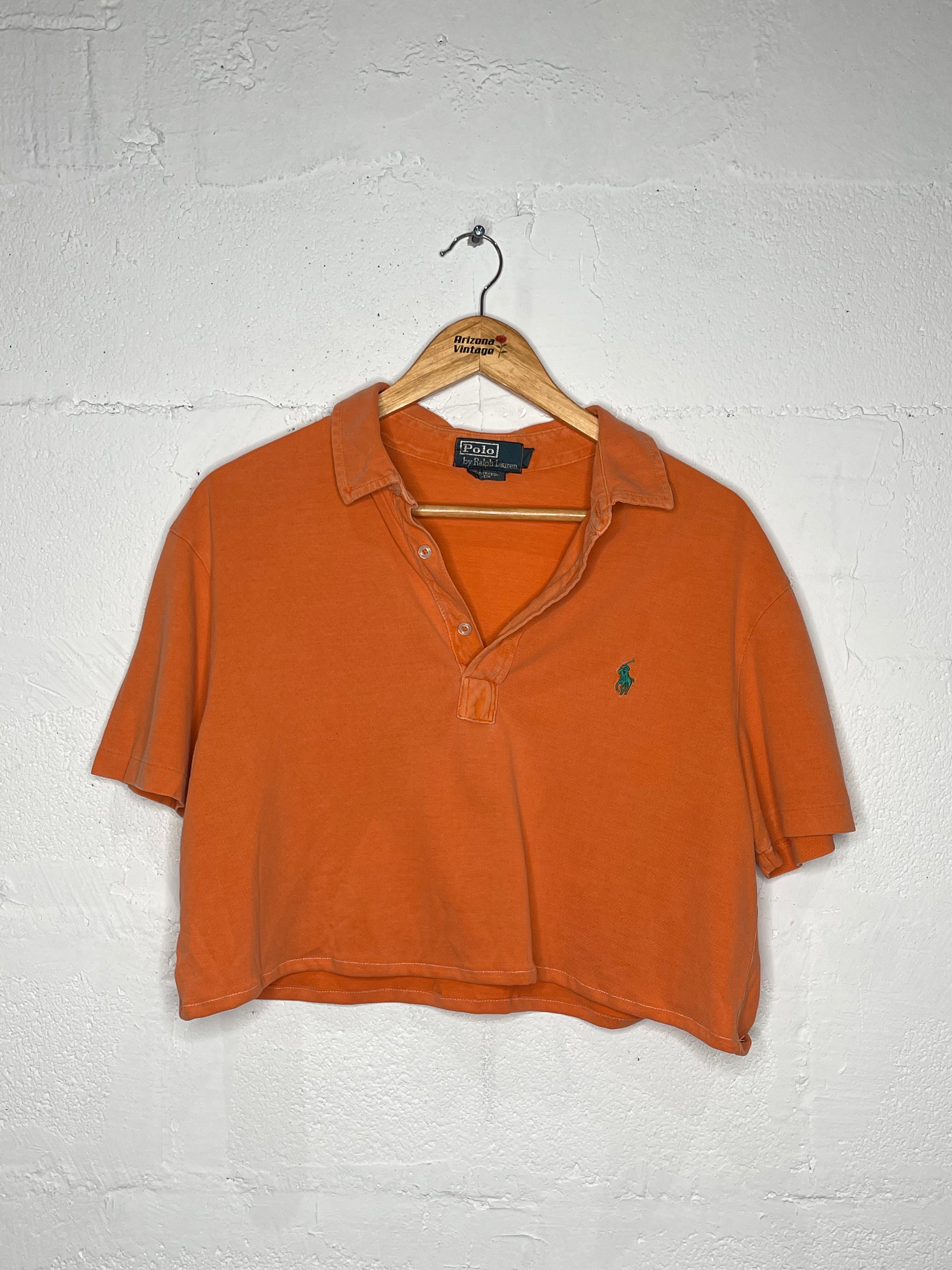 Polo Ralph Lauren Women's Short Sleeve Crop Top - Classic Fit, Breathable Cotton, Casual & Trendy for Summer Outfits, Beachwear, and Street Style Fashion