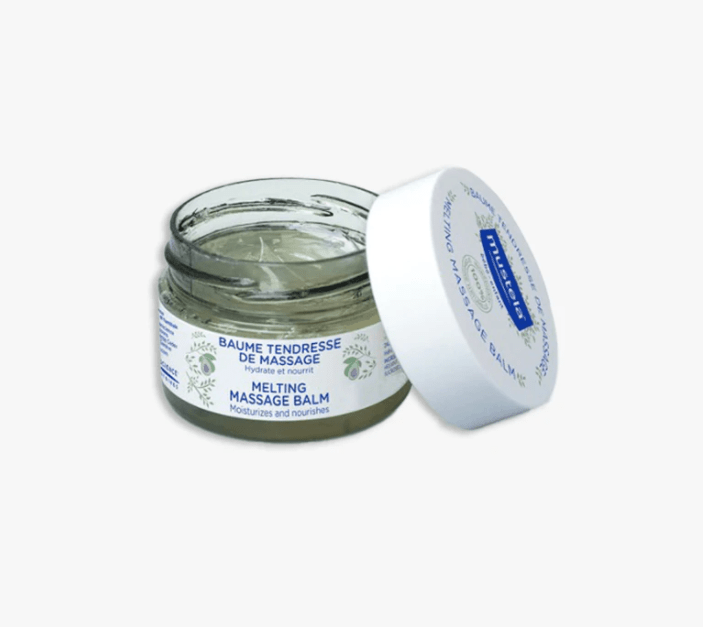 Mustela Normal Skin Baby Massage Balm - 100ml | Hydrating & Soothing for Sensitive Skin | Perfect for Daily Baby Care & Relaxation