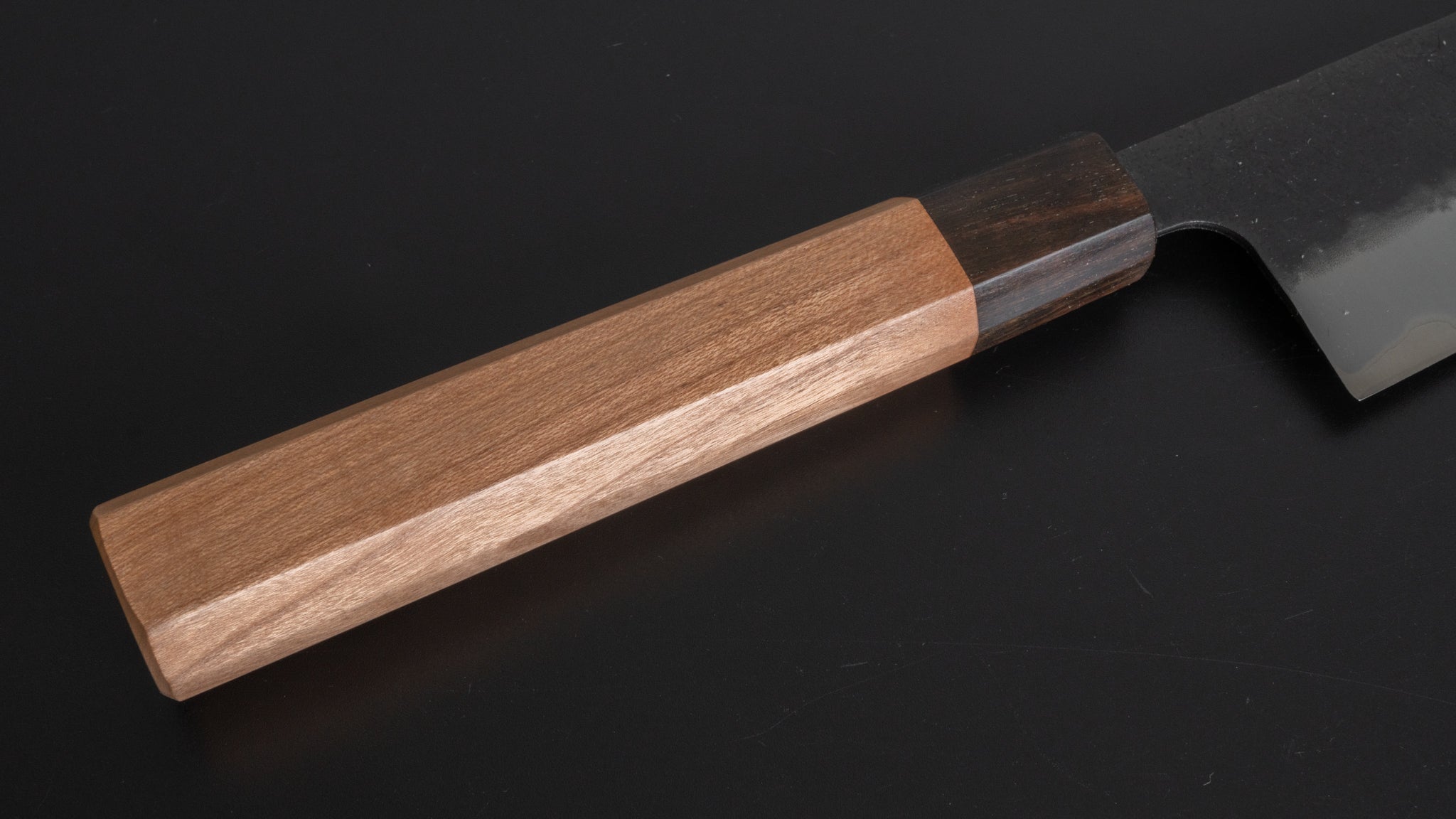 Hitohira Futana SB Kuro Nashiji Gyuto 240mm Japanese Chef Knife - Premium Cherry Wood Handle for Professional Cooking & Sushi Preparation