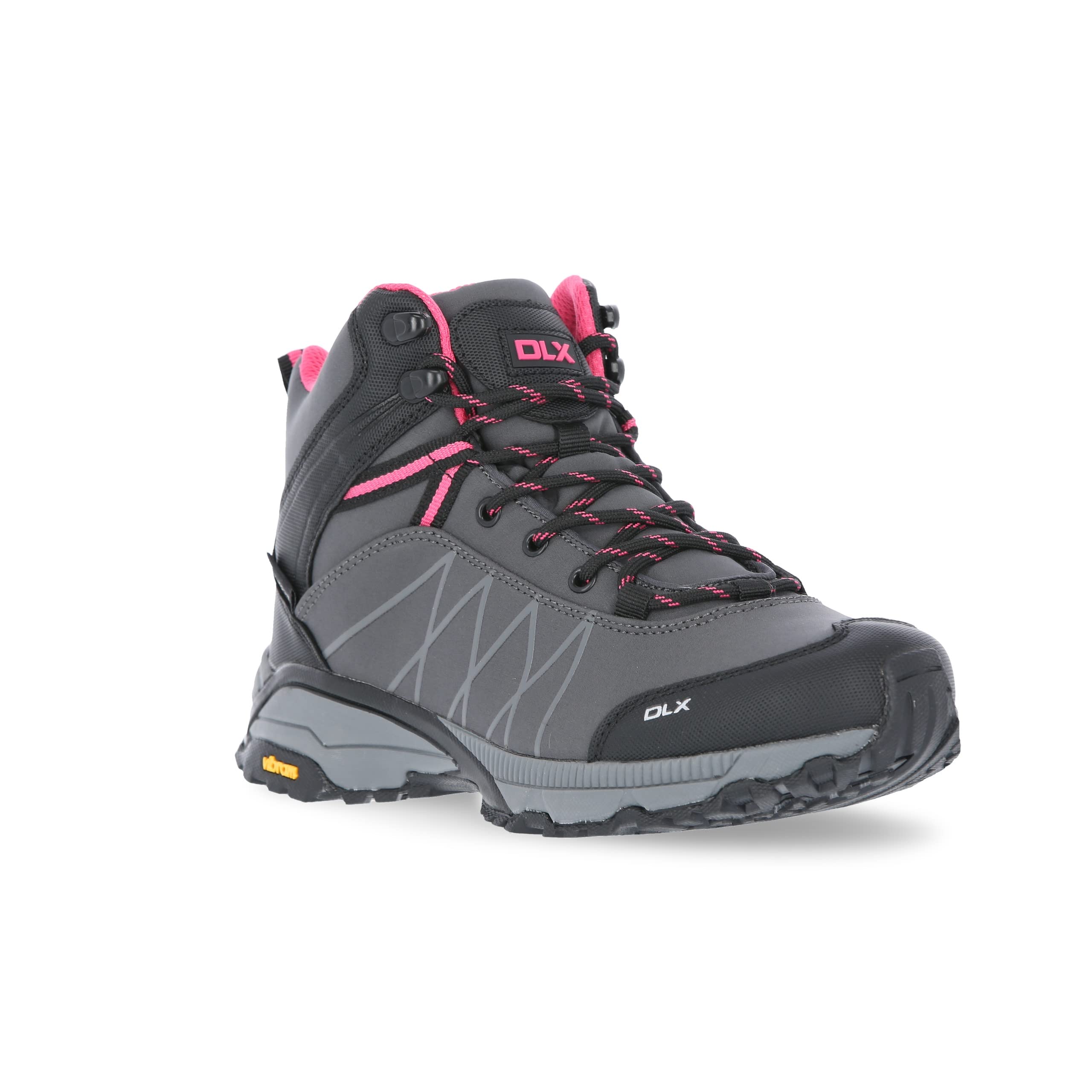 Trespass Women's High Rise Hiking Shoes - Waterproof Outdoor Boots for Trekking & Trail Walking - Size 37 EU - Perfect for Mountain Climbing & Camping Adventures