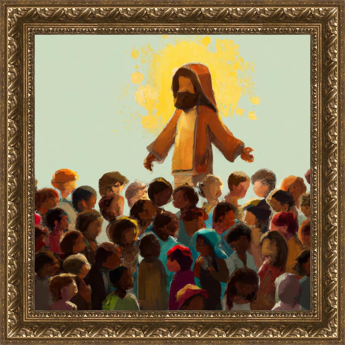 Blessed Are The Children - Inspirational Christian Wall Art for Kids' Room Decor & Nursery - Perfect for Sunday School, Baptism Gifts & Faith-Based Home Decor