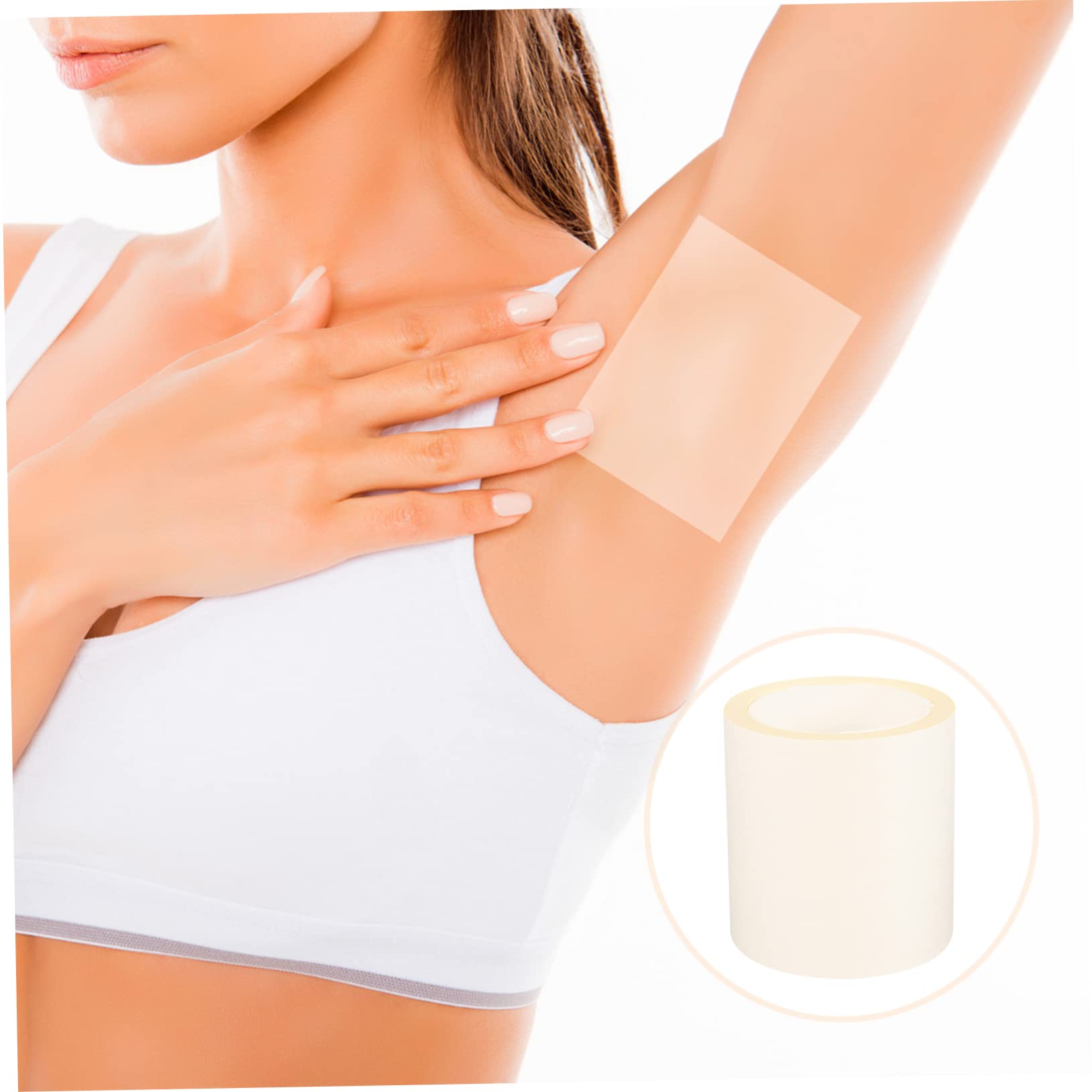 BESPORTBLE Sweatproof Stickers for Undershirts - Invisible Adhesive Patches for Men & Women - Stay Dry & Comfortable in Workouts, Sports & Daily Wear