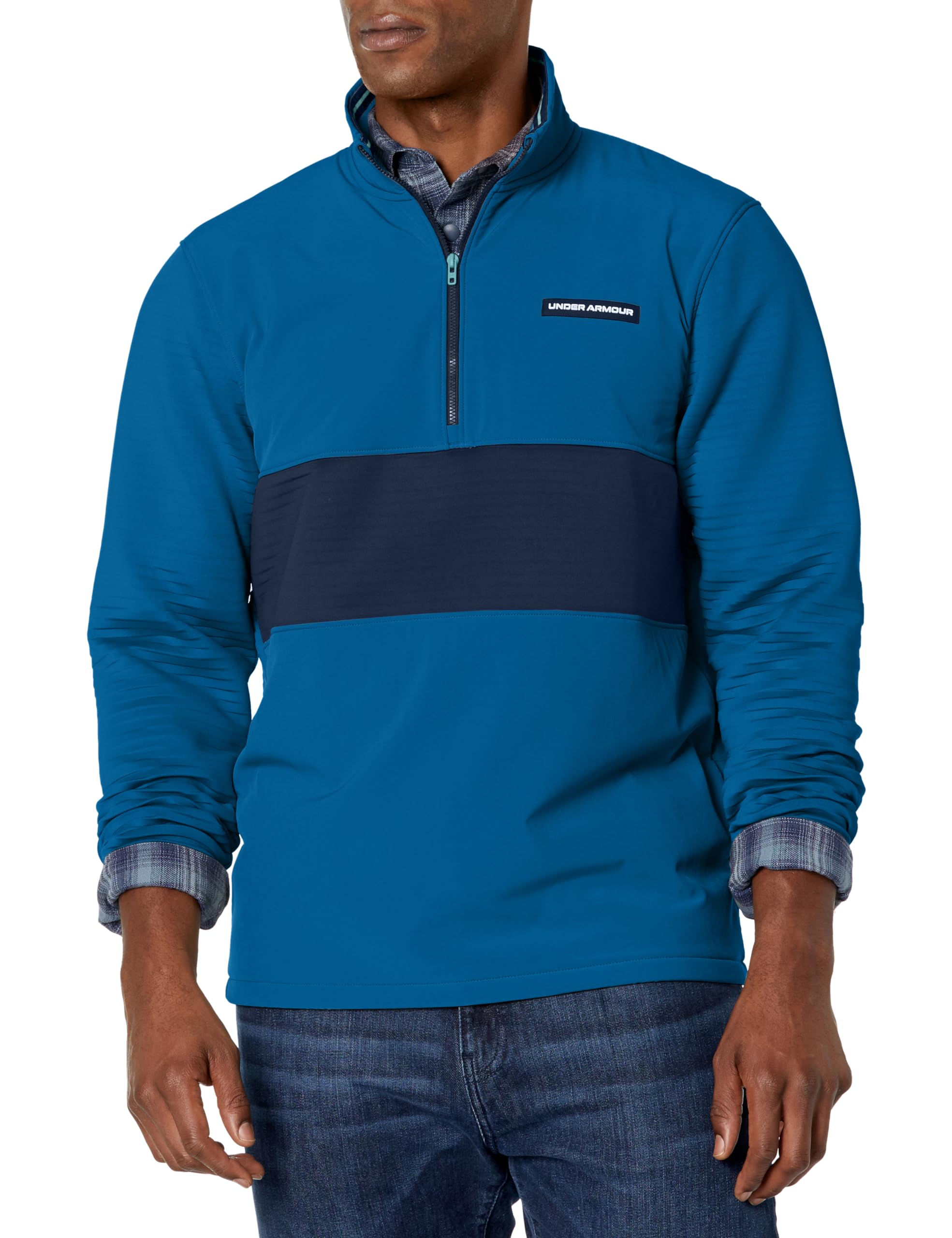 Under Armour Men's Storm Daytona Half Zip Fleece Pullover - Lightweight, Water-Resistant, Breathable for Running, Hiking & Outdoor Activities