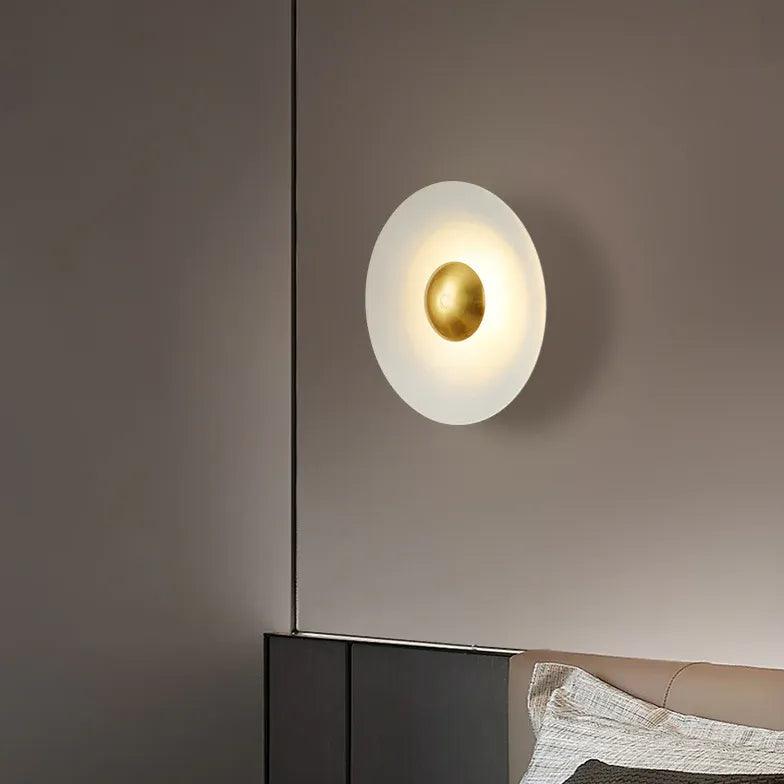 Modern Blue LED Wall Lights - Energy Efficient Indoor/Outdoor Lighting for Bedroom, Living Room, and Patio Decor