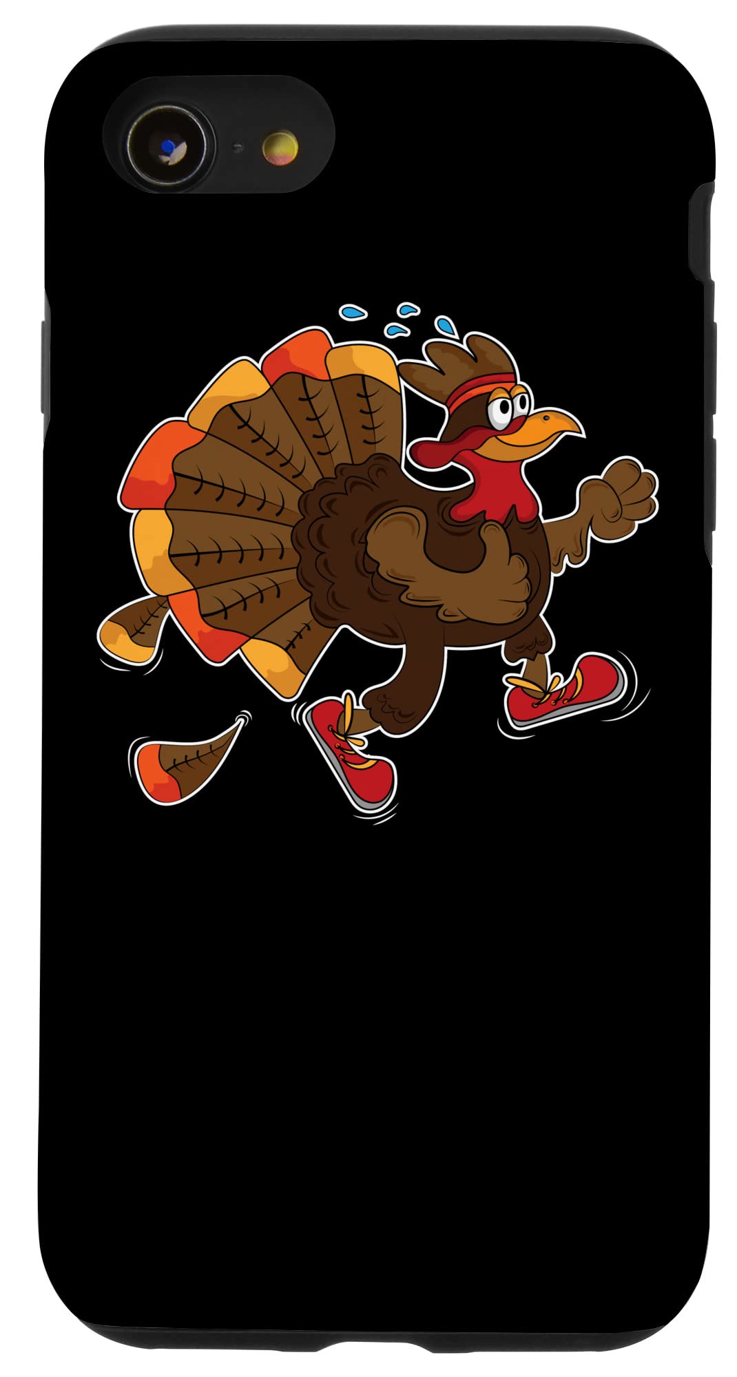 iPhone SE (2020) / 7 / 8 Phone Case - Thanksgiving Turkey Design - Durable Protective Cover for Apple iPhone SE 2020, iPhone 7 & 8 - Perfect for Thanksgiving Parties, Family Gatherings & Holiday Celebrations