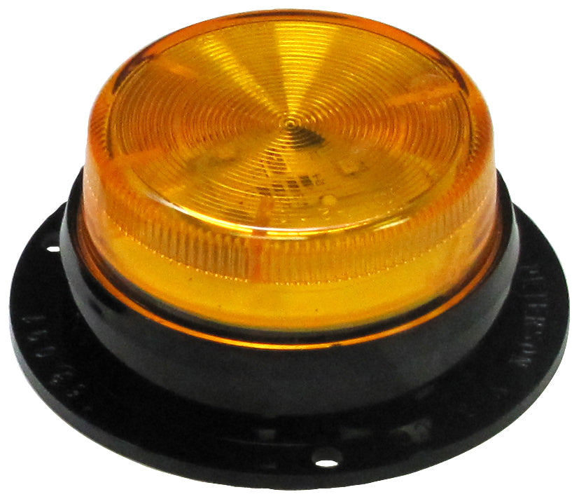 Piranha LED M162SA Amber Surface Mount Clearance Side Marker Light - 2 1/2 Inch for Trucks, Trailers & Boats - Durable Waterproof Marker Lights for Safe Night Driving