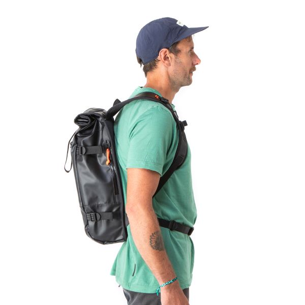 Restrap 22L Rolltop Backpack - Waterproof Cycling Commuter Backpack for Men & Women - Perfect for Biking, Hiking, and Urban Travel
