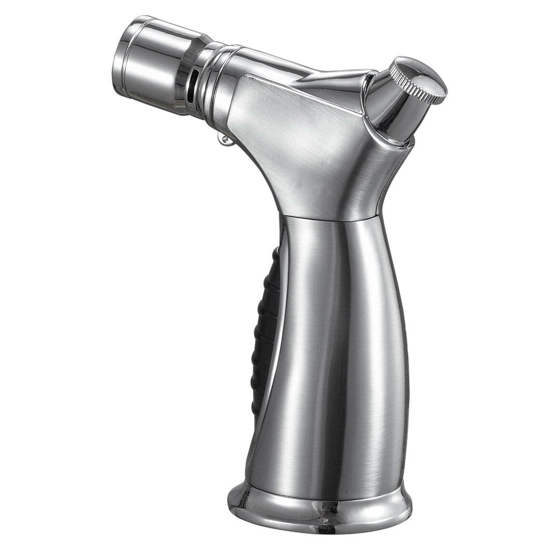 Premium Visol Cuire II Triple Jet Flame Cigar Lighter - Windproof Butane Torch for Cigars, Cigarettes & Outdoor Use - Perfect for Cigar Aficionados, Camping & BBQ Parties