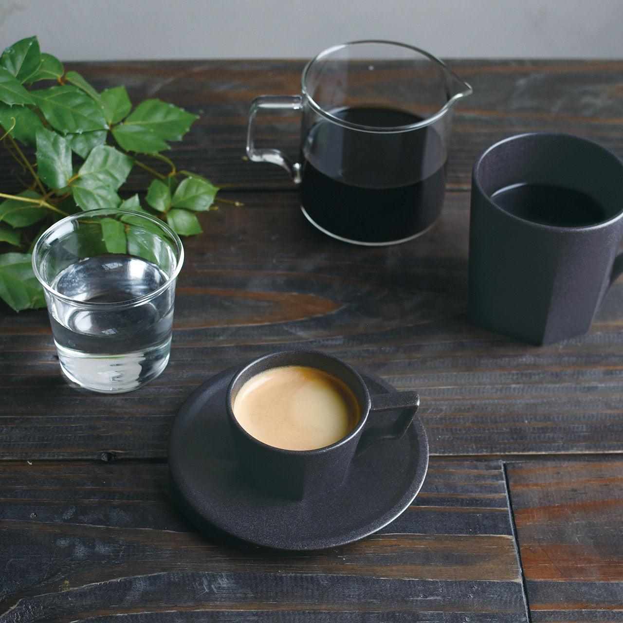 Kinto OCT Mug - 12oz Ceramic Coffee Cup with Lid, Perfect for Home, Office & Travel - Ideal for Tea, Coffee & Hot Beverages