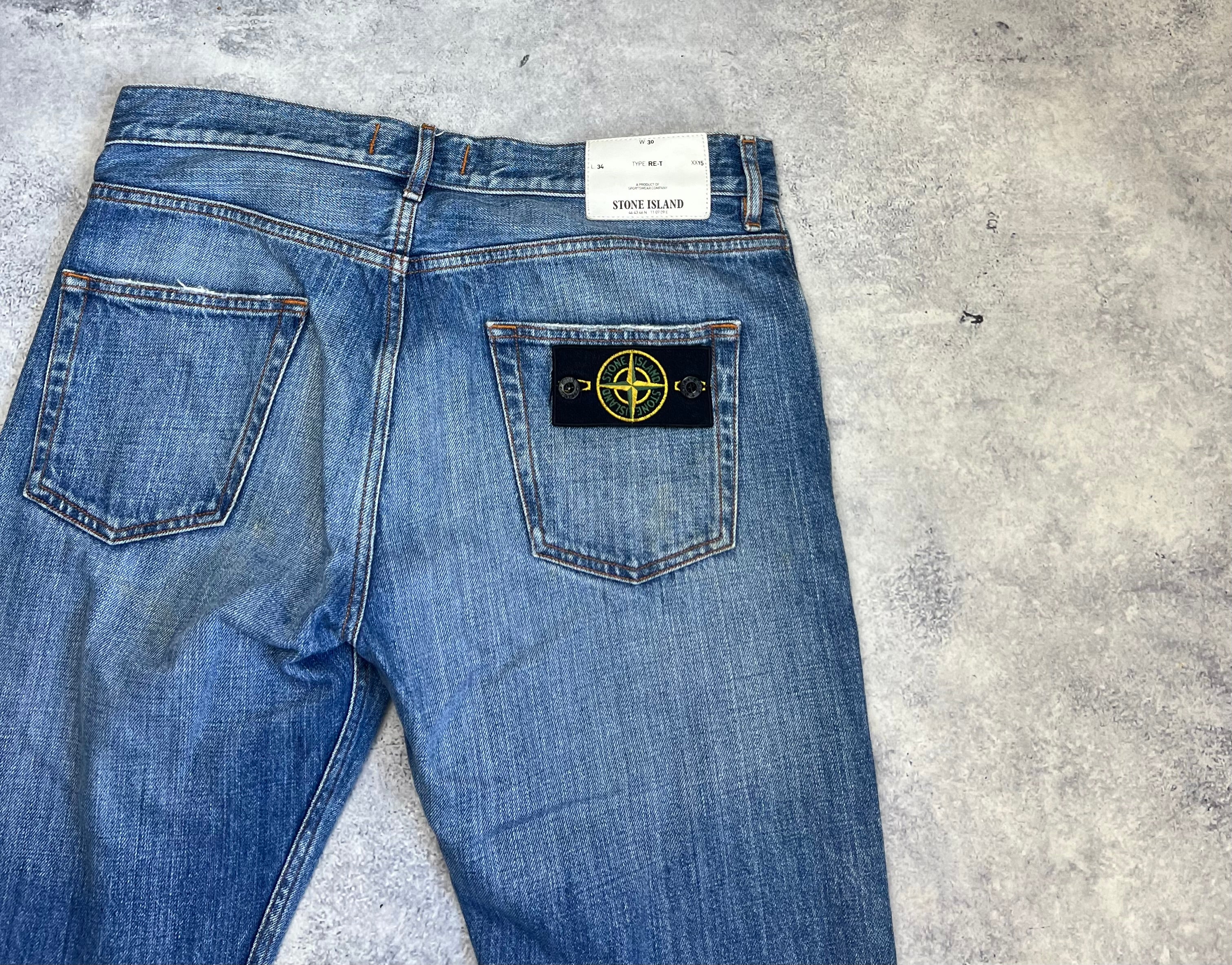 Stone Island 2014 Blue Jeans for Men - Premium Denim Pants with Comfort Fit | Perfect for Casual Wear, Street Style & Outdoor Activities
